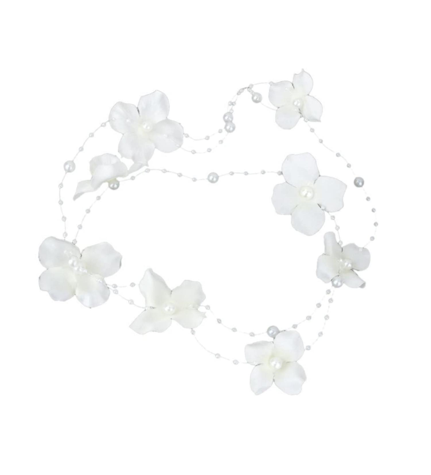 minkissy Pearl Fabric Headband Bride White Korean Headband Wedding Hair Accessories - Buy Online on GoSupps.com