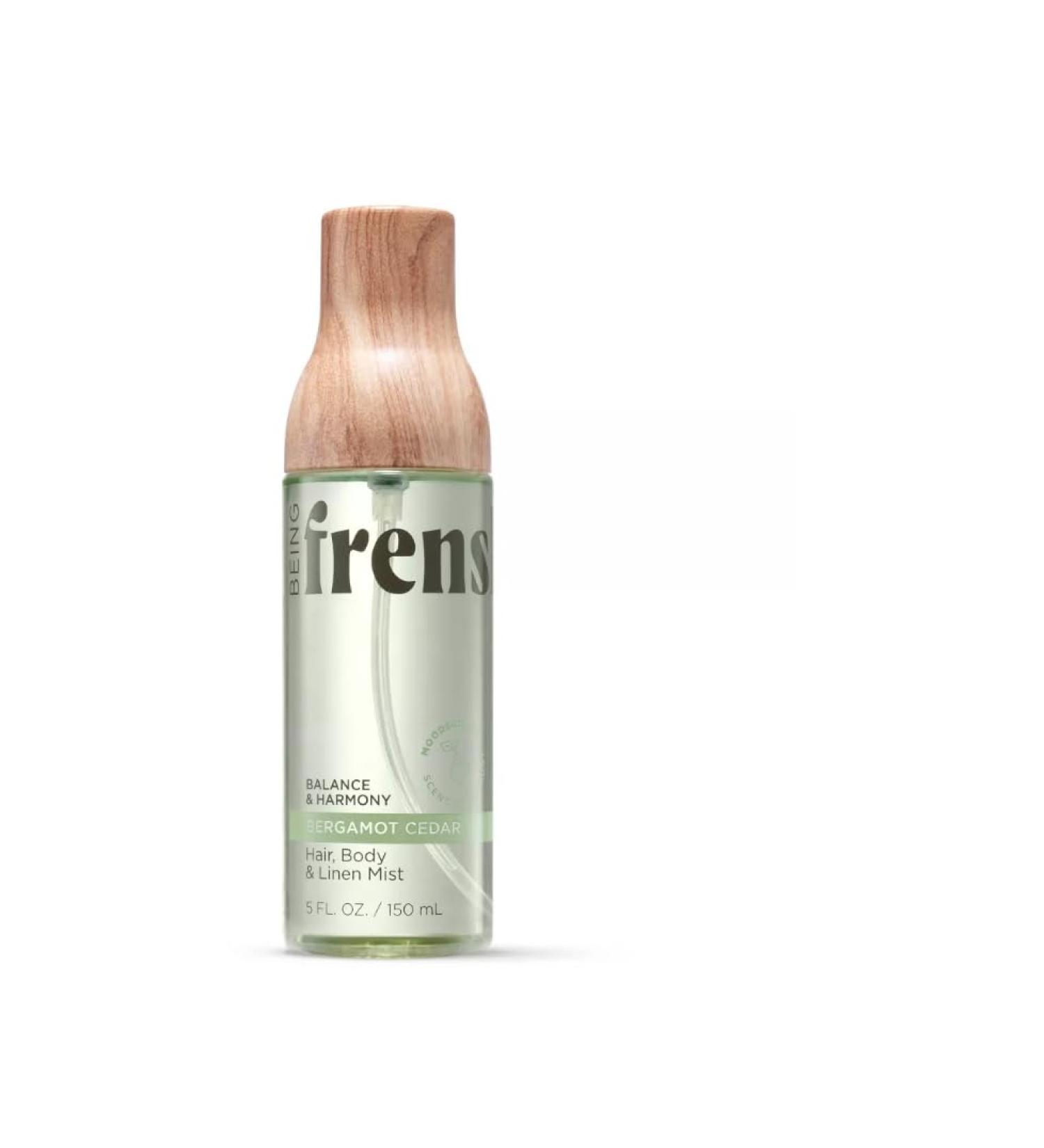 Being Frenshe Hair Body & Linen Mist Body Spray with Essential Oils - Bergamot Cedar - 5 fl oz - Buy Online on GoSupps.com
