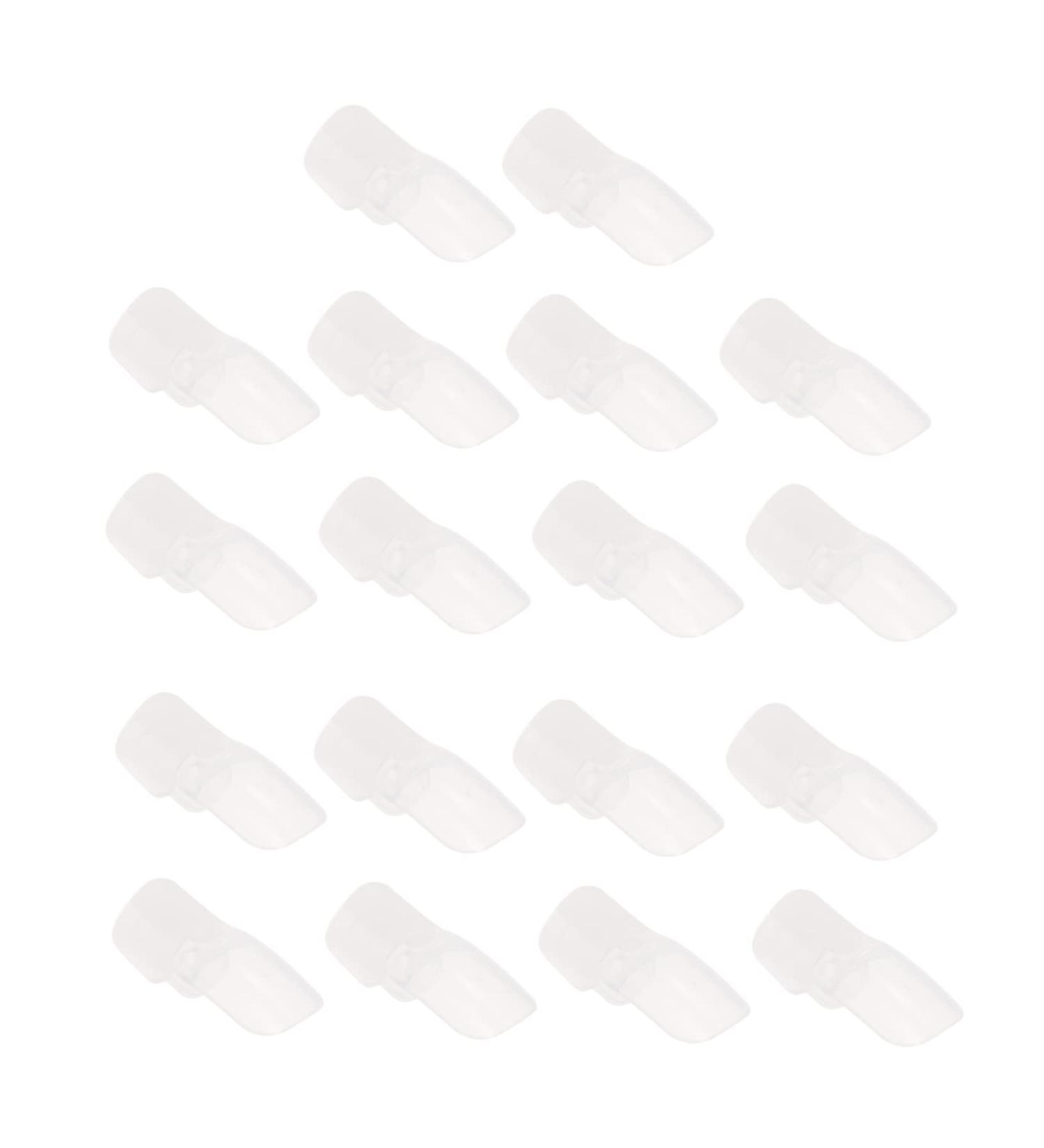 Healeved 40 Pcs Nail Case Nail Varnish Cover Nails Gel Cuticle Guard Nail Paint Protector Polish Remover Wraps Manicure Polish Varnish Cover Nail Polish Cover Gelt Anti-scratch Plastic Milk 4x2cmx2pcs As Shownx2pcs - Buy Online on GoSupps.com