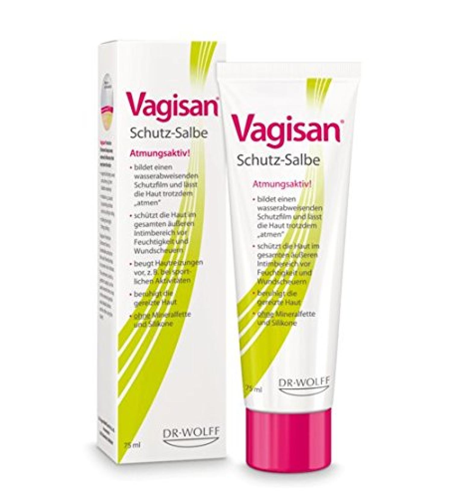 Vagisan protective ointment value pack 2x75ml. Breathable protection for the intimate area