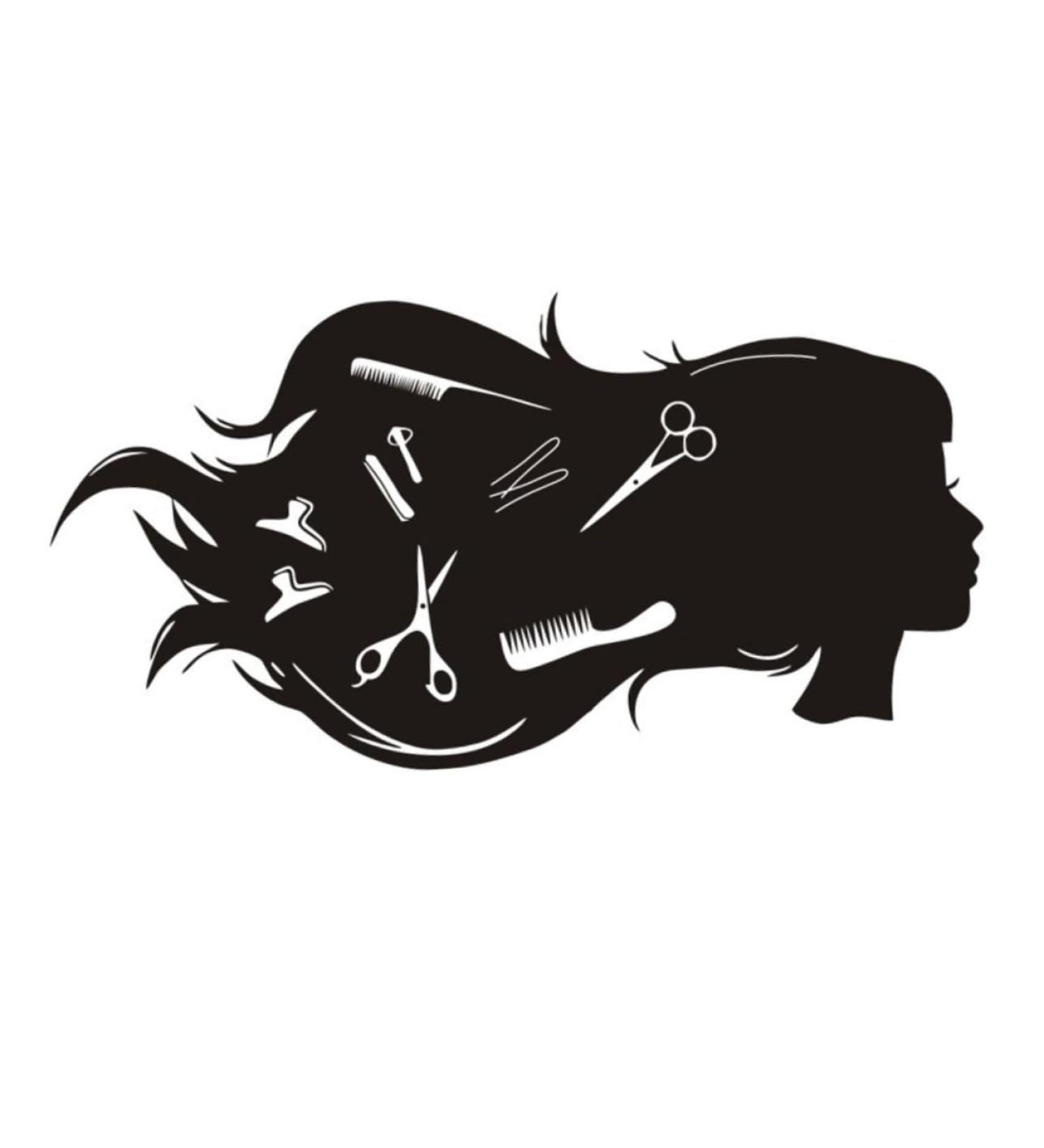Gogogmee Self-Adhesive Wall Sticker Wall Sticker for Hair Salon Barber Shop Wall Decal Homedecor Wall Sticker for Salon Decoration for Home Hairdressing Wall Sticker Wall Decals - Buy Online on GoSupps.com