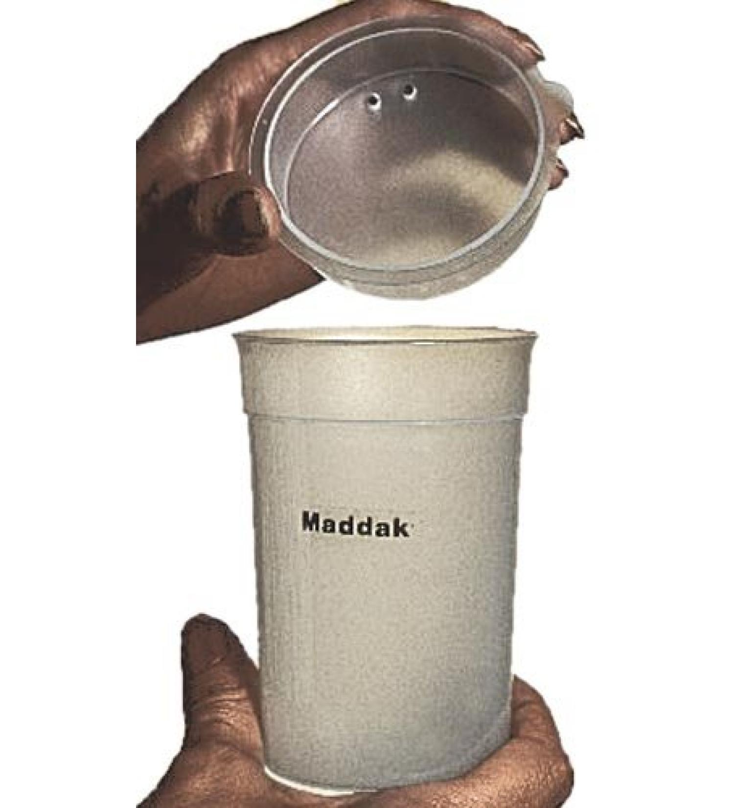 SP Ableware Little-Spill Adapted Drinking Cup, Translucent Plastic with Flow Control Lid (745920000)