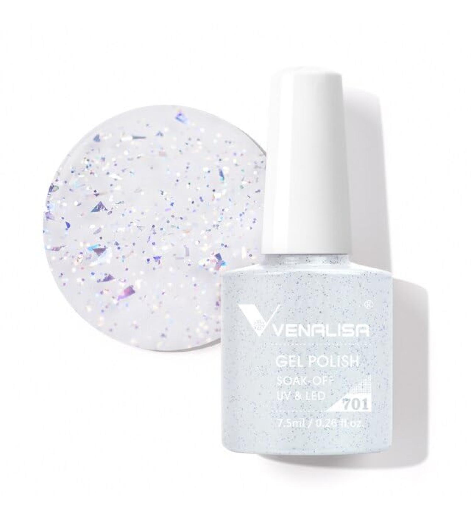 Gel Nail Polish 7.5ml Upgraded High Pigmentation Funny Bunny Glitter Gel Lacquer Nail Art Manicure Nail Gel Polish - (Color: 701) - Buy Online on GoSupps.com