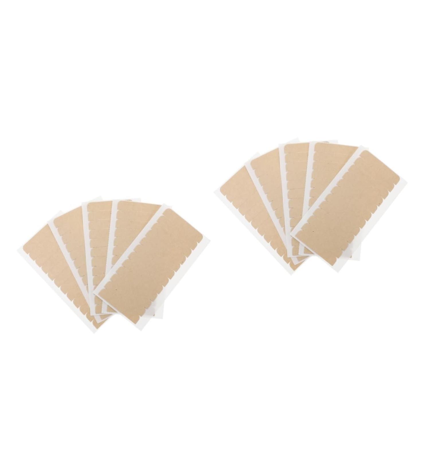 FOMIYES 20 Sheets Wig Glue Paster Double Sided Adhesive Strip Paper - Buy Online on GoSupps.com