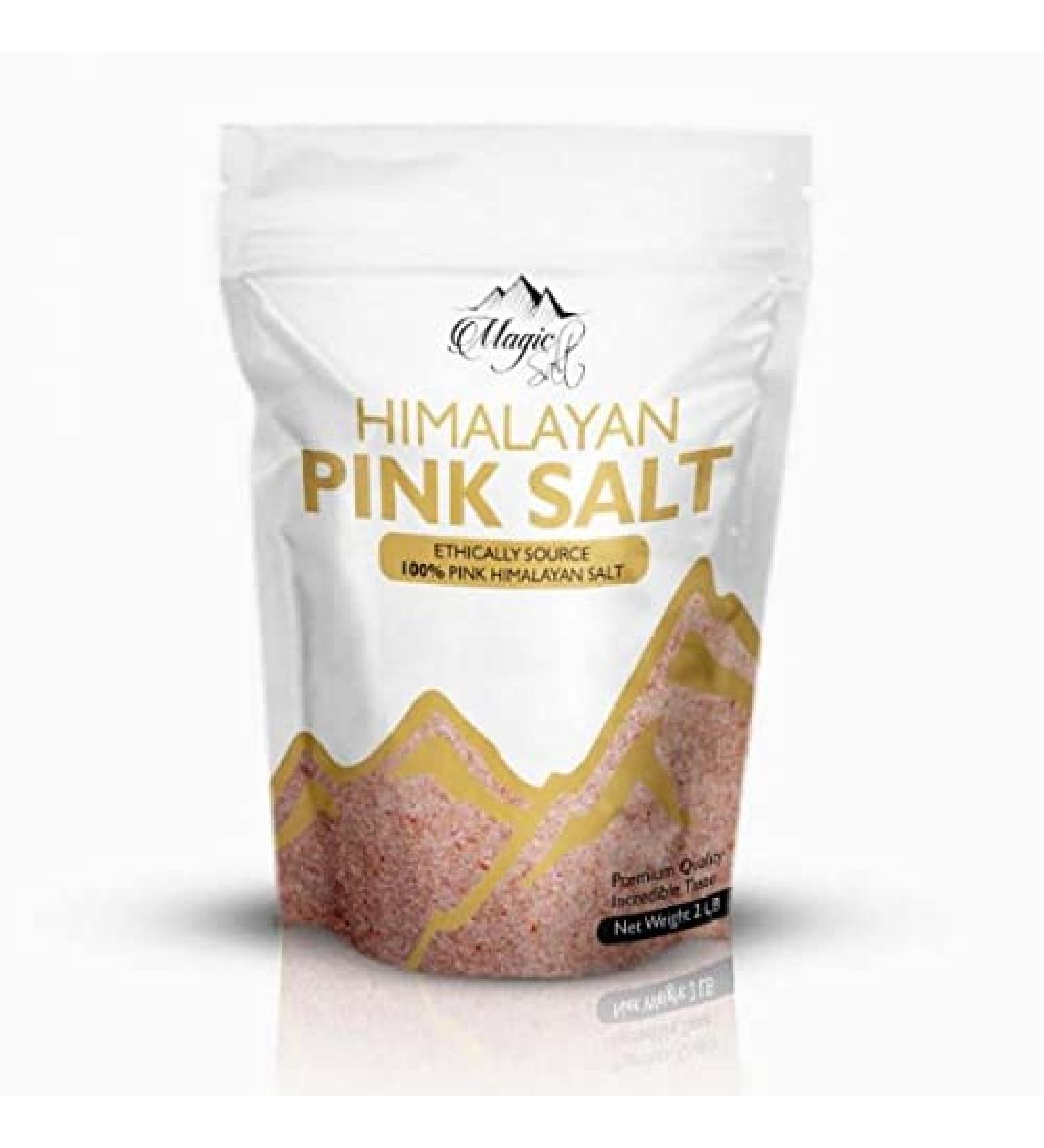 1 KG Fine Pink Himalayan Salt - Premium Quality, Unrefined & 100% Natural by Magic Salt - Buy Online on GoSupps.com