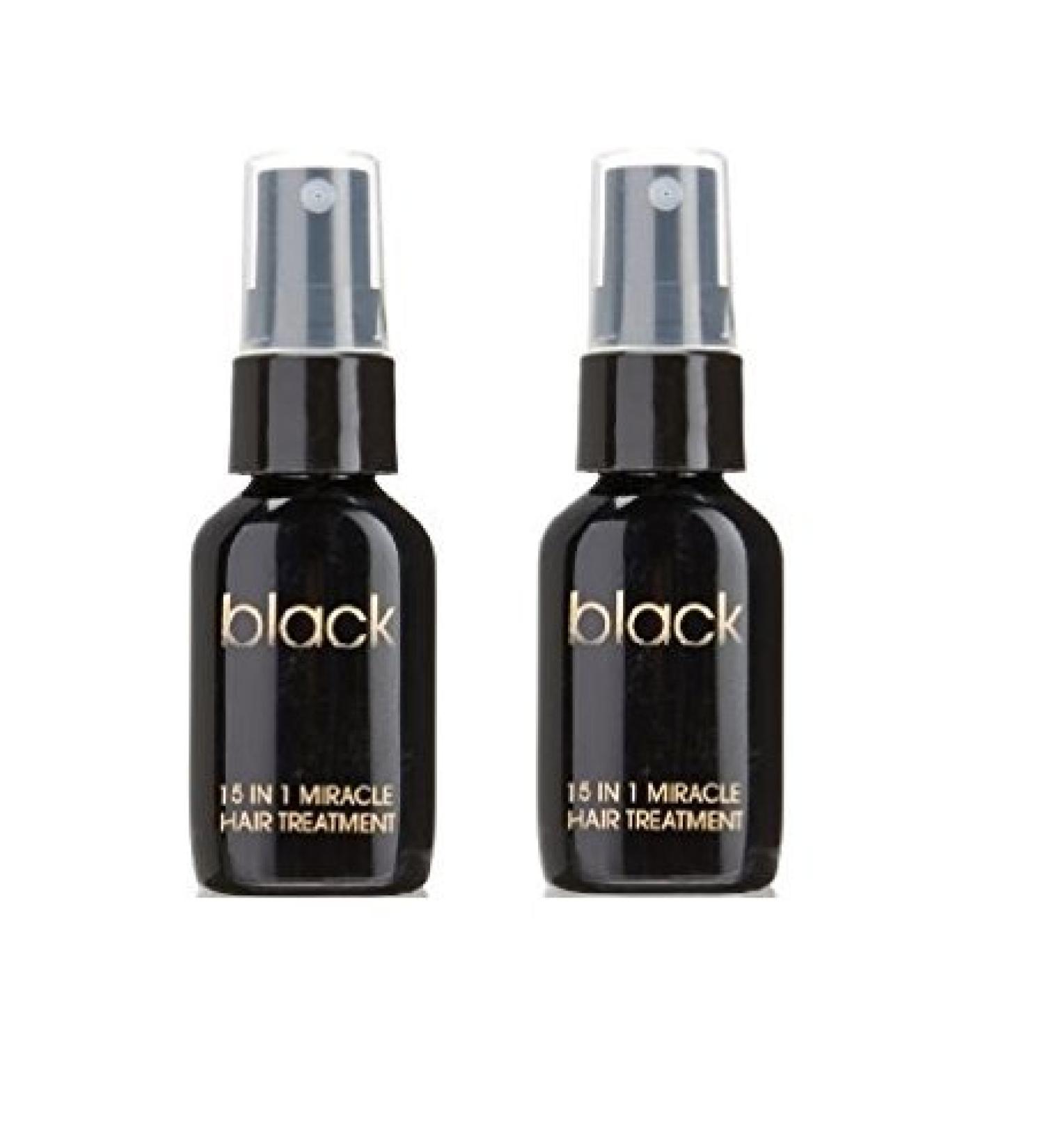 Black 15 In 1 Miracle Hair Treatment 1 Ounce (Set of 2)