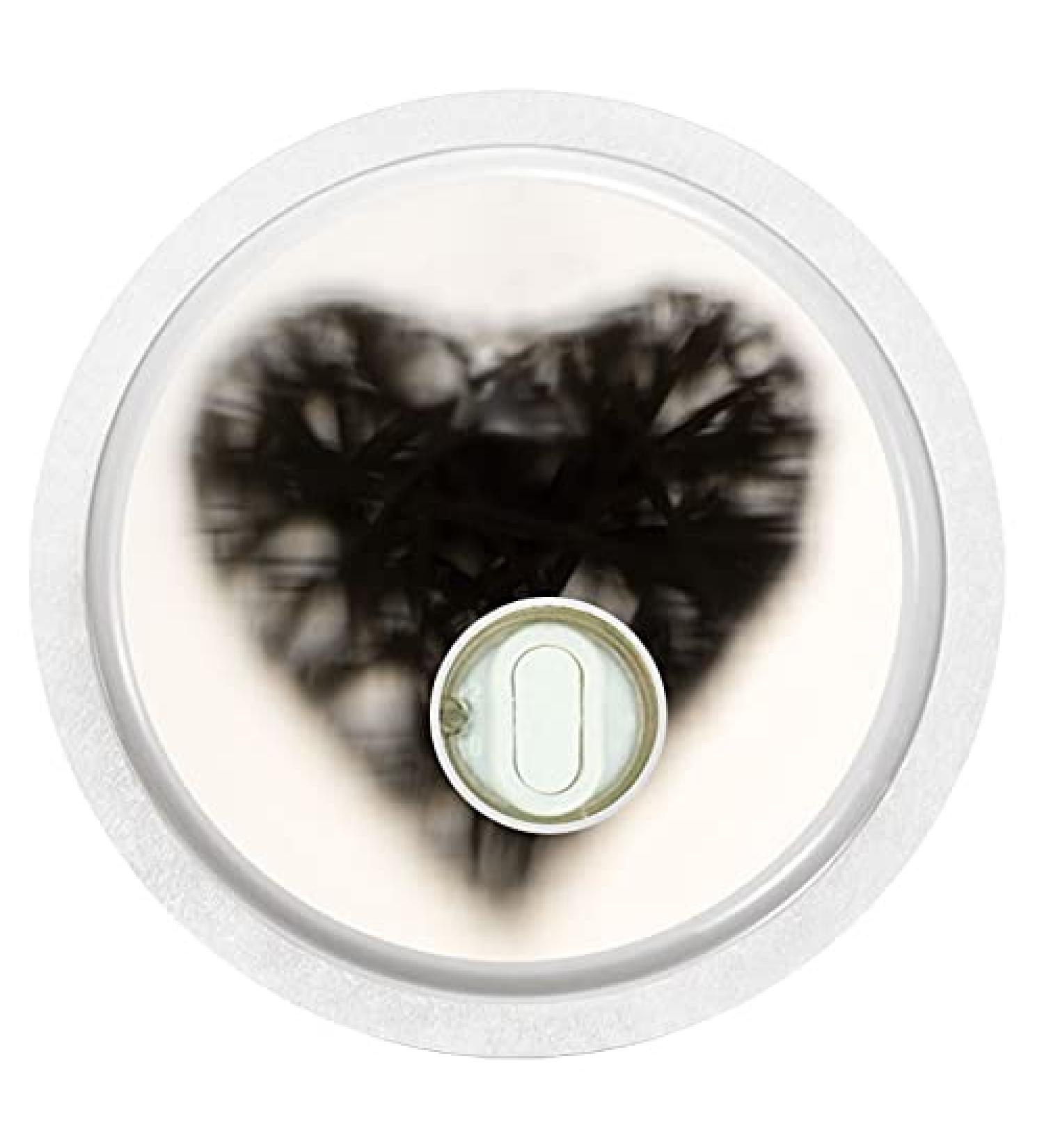 Sticker for FreeStyle Libre 3 Sensor 2x Heart Shadow myDili Diabetes