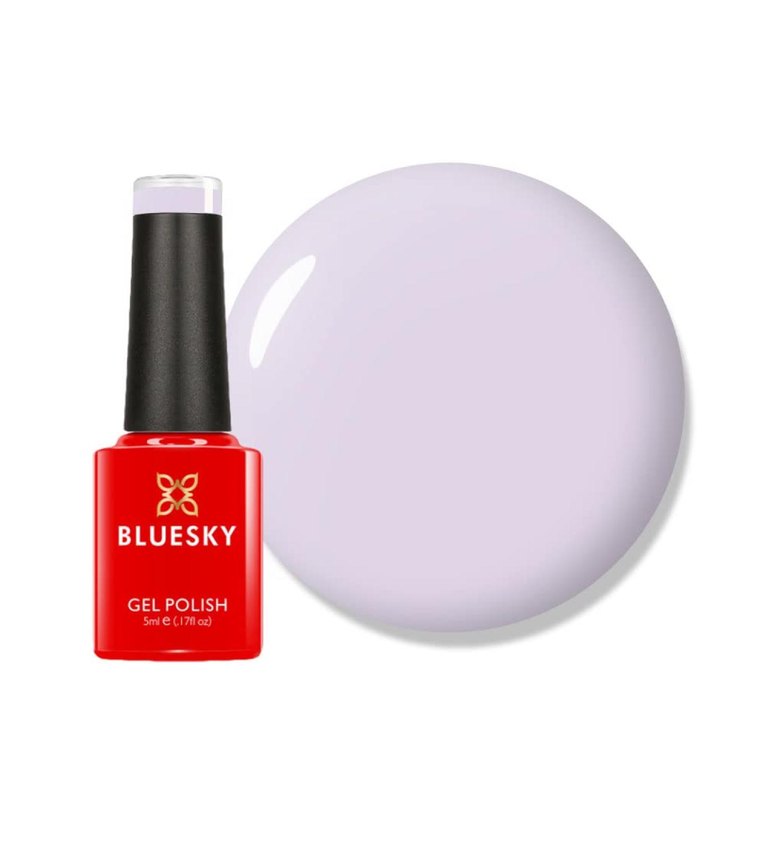 Bluesky Light Grey Gel Nail Polish - QXG824 White 5ml | Chip Resistant, Long Lasting Gel Polish | UV LED Lamp Required - Buy Online on GoSupps.com