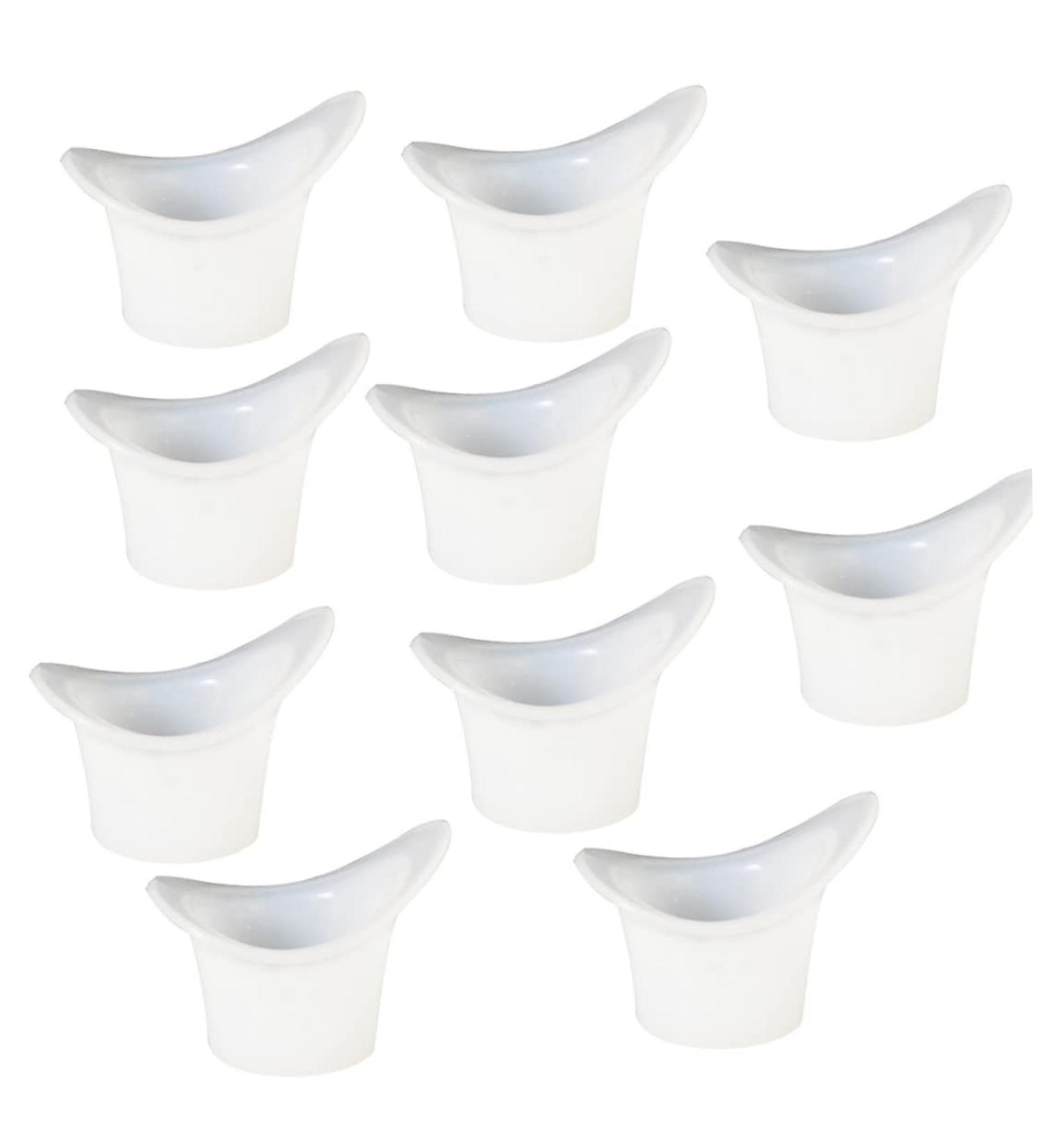 Disposable Eye Wash Cup Eye Care Bottle With Scale Eye Bath Silicone Eye Wash Cup for Refresh and Clean Tired Eyes 10pcs 8ML - Buy Online on GoSupps.com