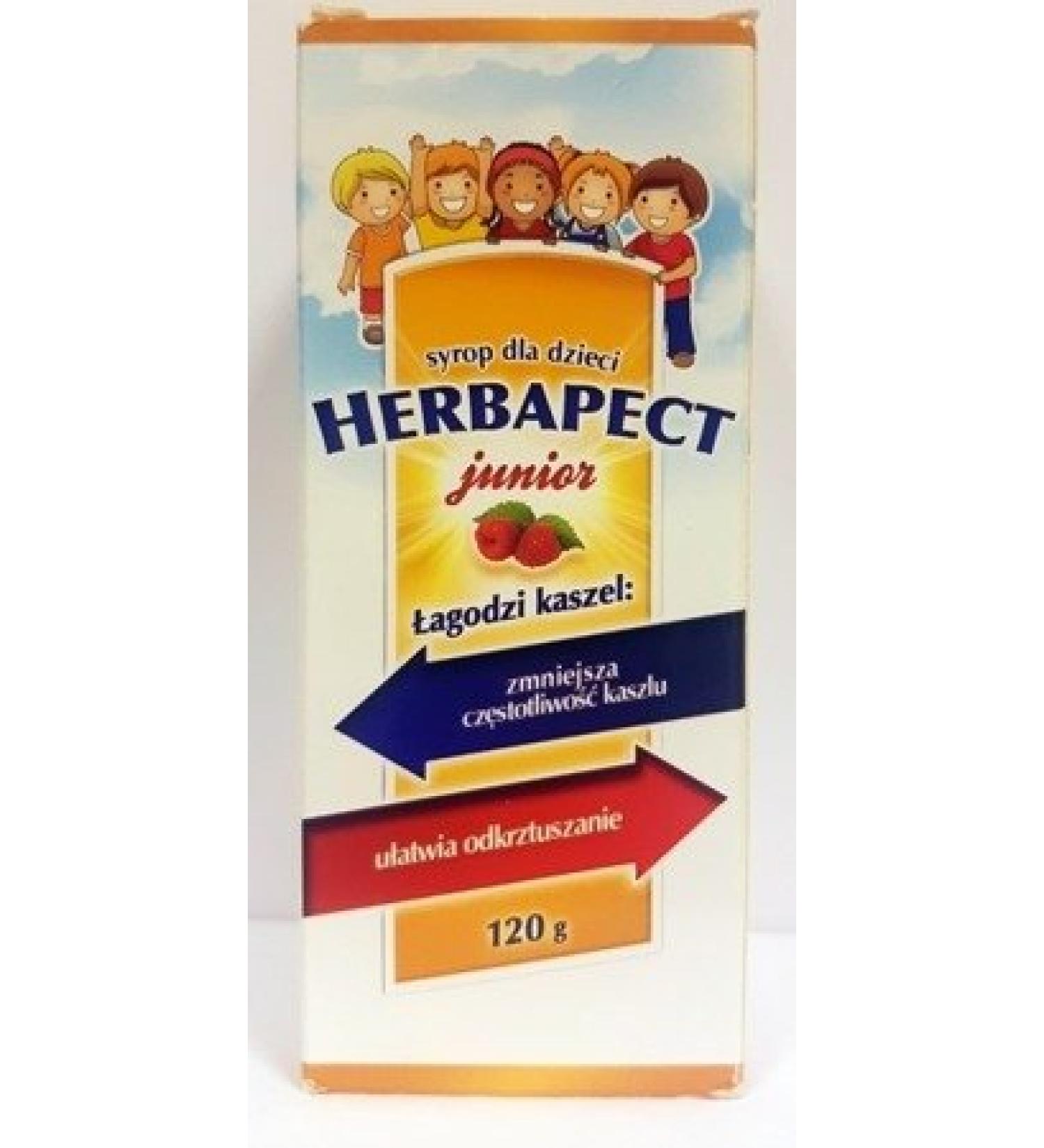 Herbapect Junior Raspberry Flavour 120g 1 count (Pack of 1)