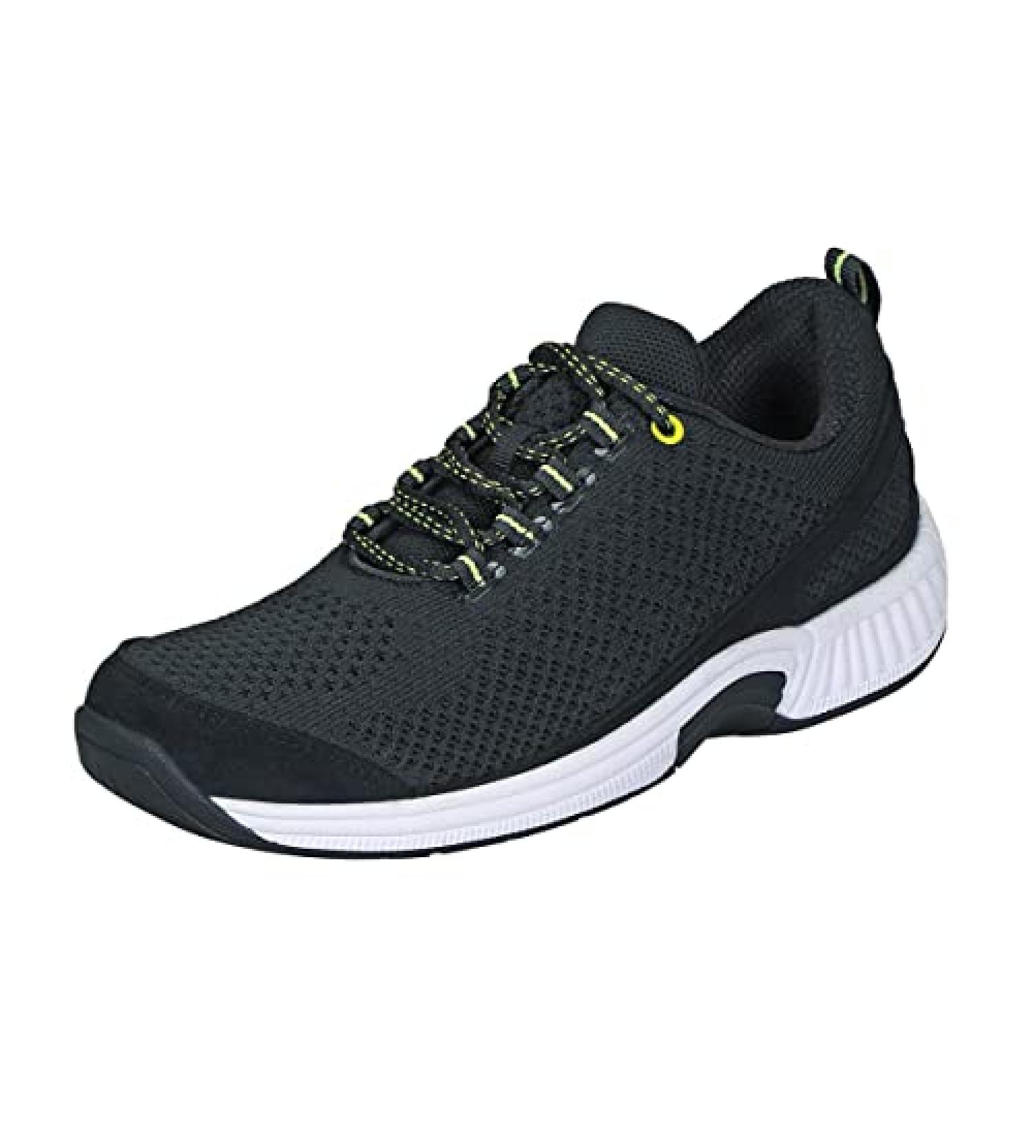 Orthofeet Coral Women's Sneakers - Plantar Fasciitis Relief, Extended Widths, Orthopedic Walking Shoes for Diabetic Bunions - Size 8 Black - Buy Online on GoSupps.com