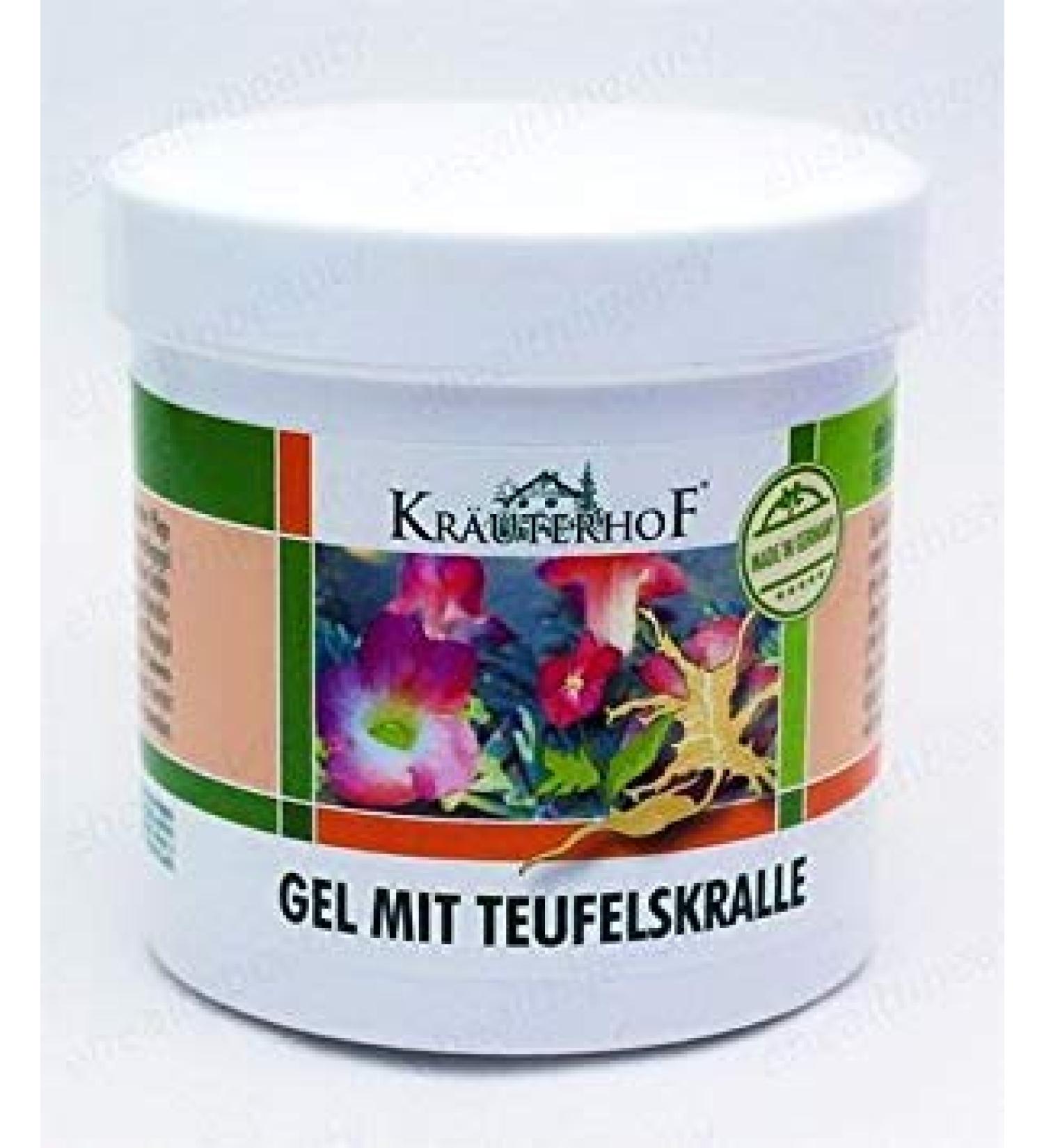 KrauterhoF Gel Devil's Claw and Eucalyptus Chronic Degeneratives in Joints 250ml ASAM-GERMANY