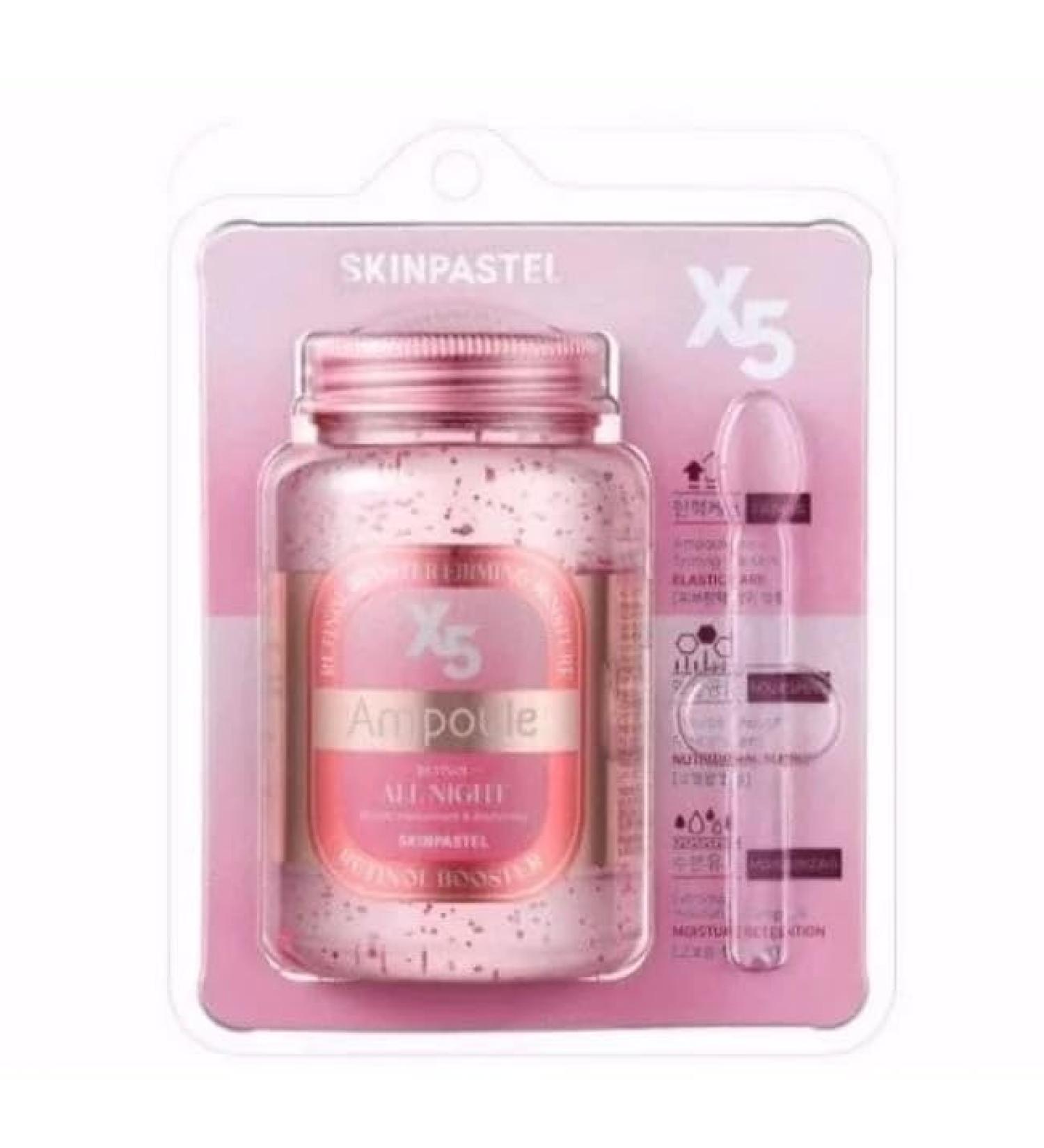 Skinpastel X5 All Night Retinol Ampoule Mask 250ml - Transform Your Skin Overnight | International Shipping Available - Buy Online on GoSupps.com