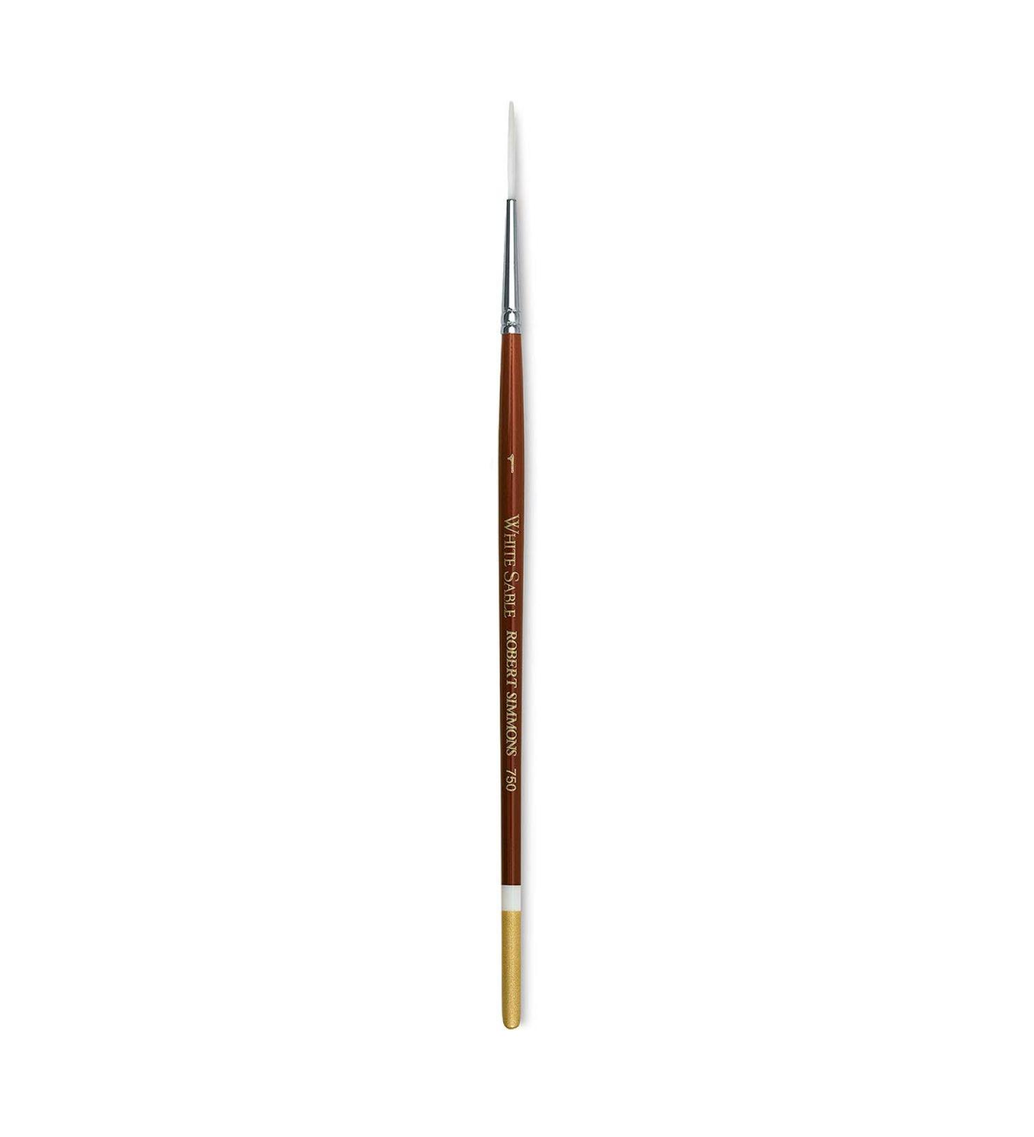 Robert Simmons White Sable Brushes Short Handle 1 liner