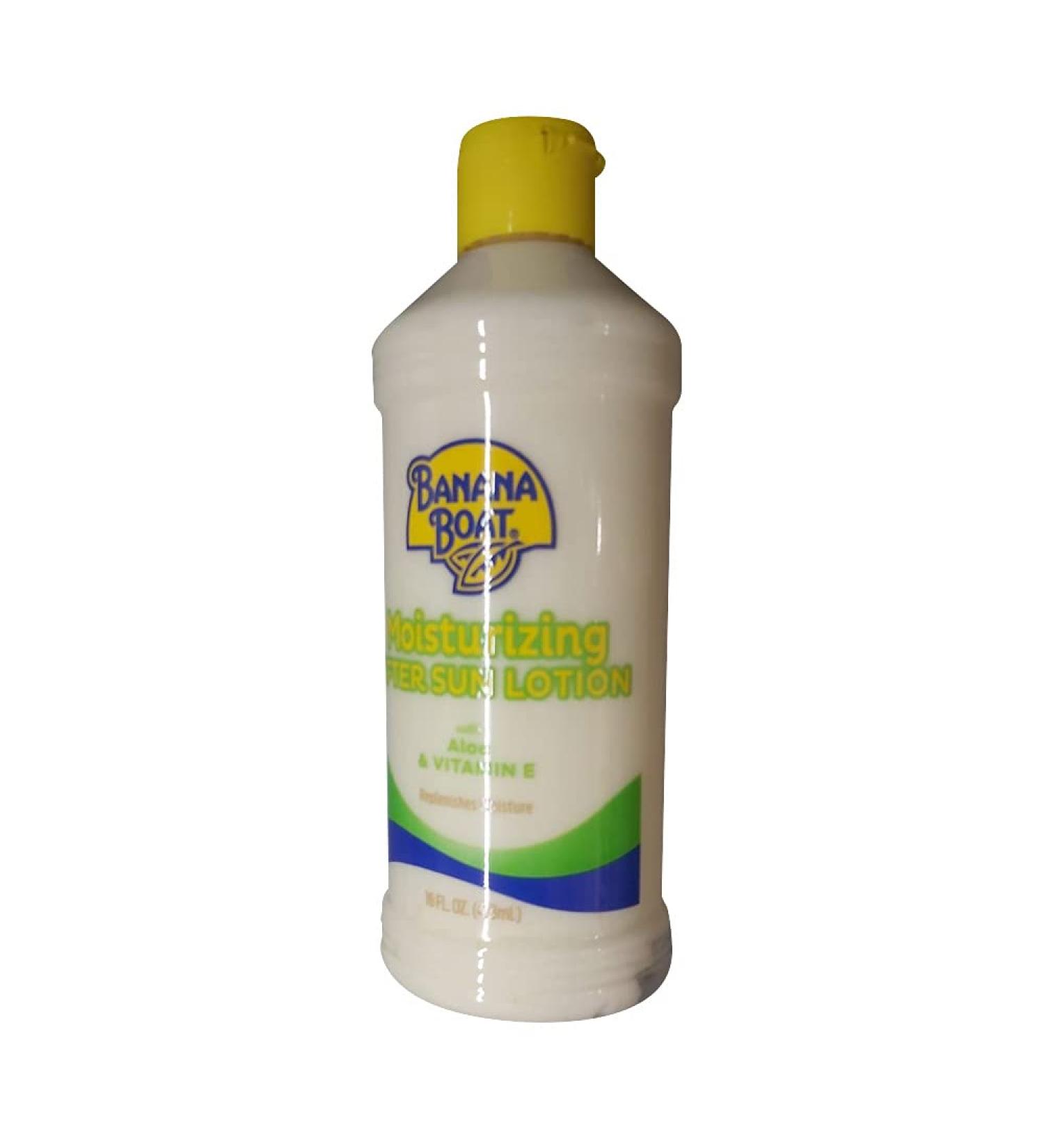 Banana Boat Aloe After Sun Lotion Pump 16 Ounce (473ml) (2 Pack) Aloe Vera 16 Fl Oz (Pack of 2)