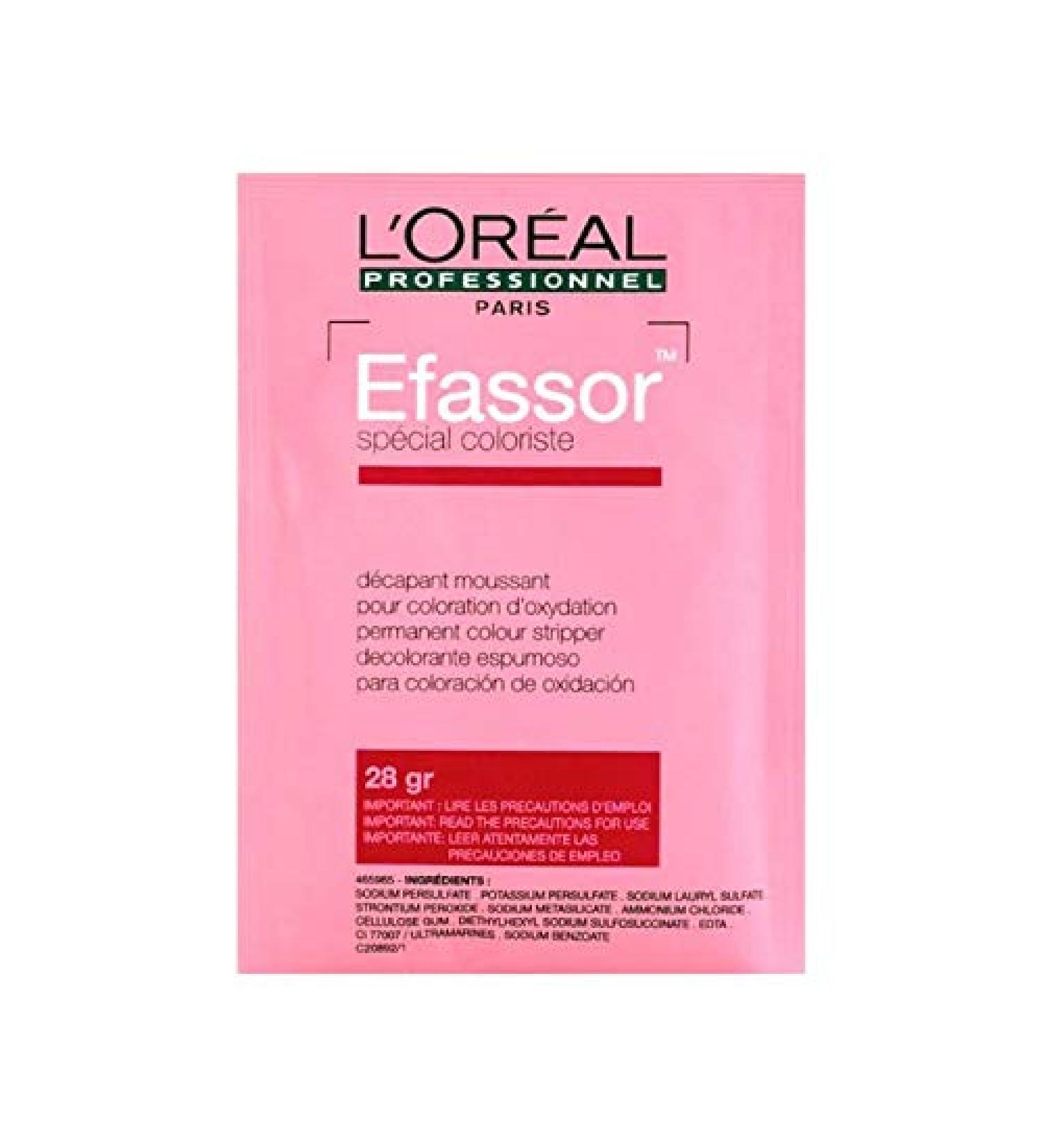 L'Or al Efsor Professional Cleansing Wipe Removes Incompatible Reflections False Reflections or Overload 28g Bag