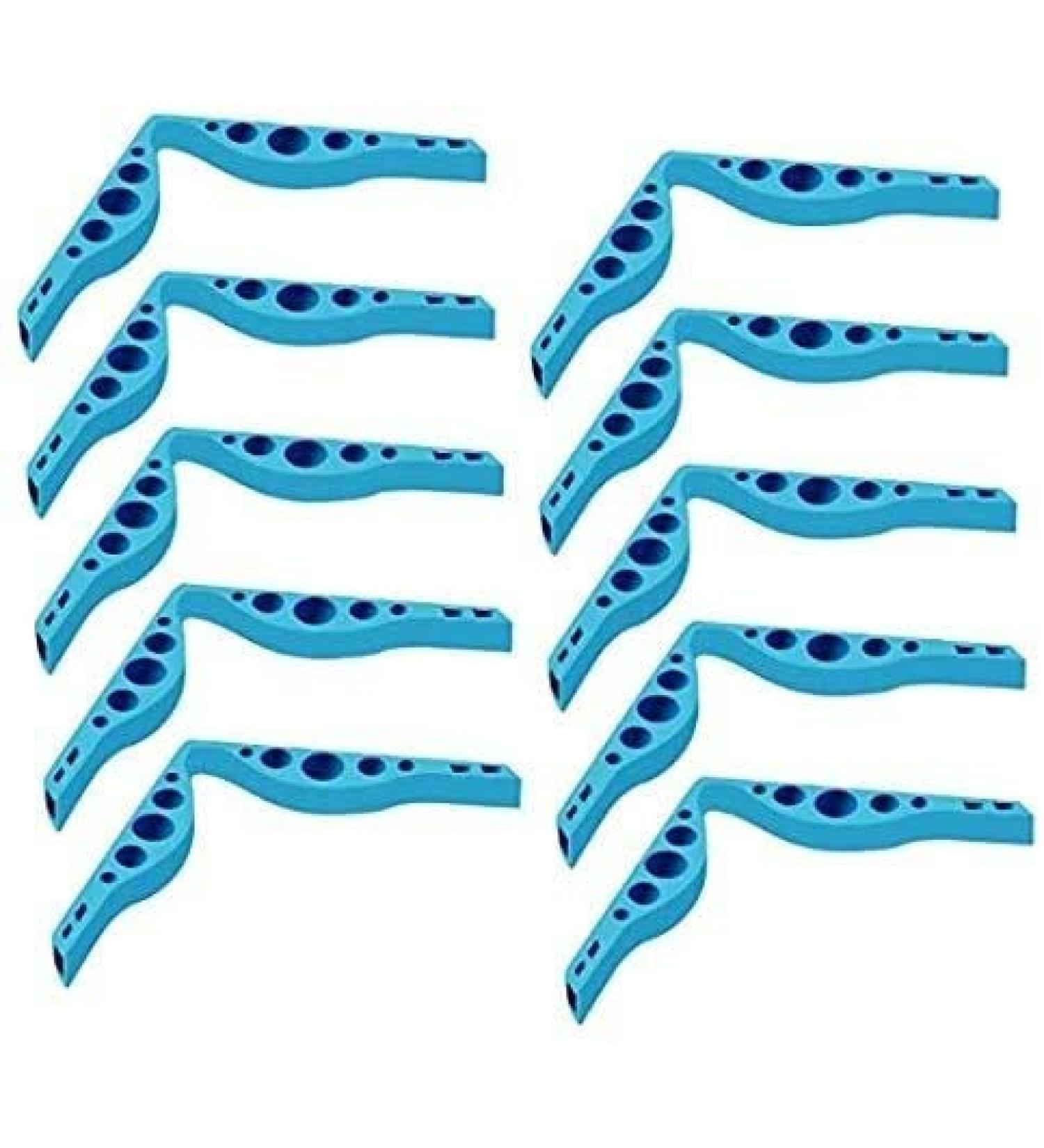 Buy Epedic 10-Piece Fog-Free Accessories for Glasses | Silicone Anti-Fog Nose Bridge Pads - Blue - Buy Online on GoSupps.com