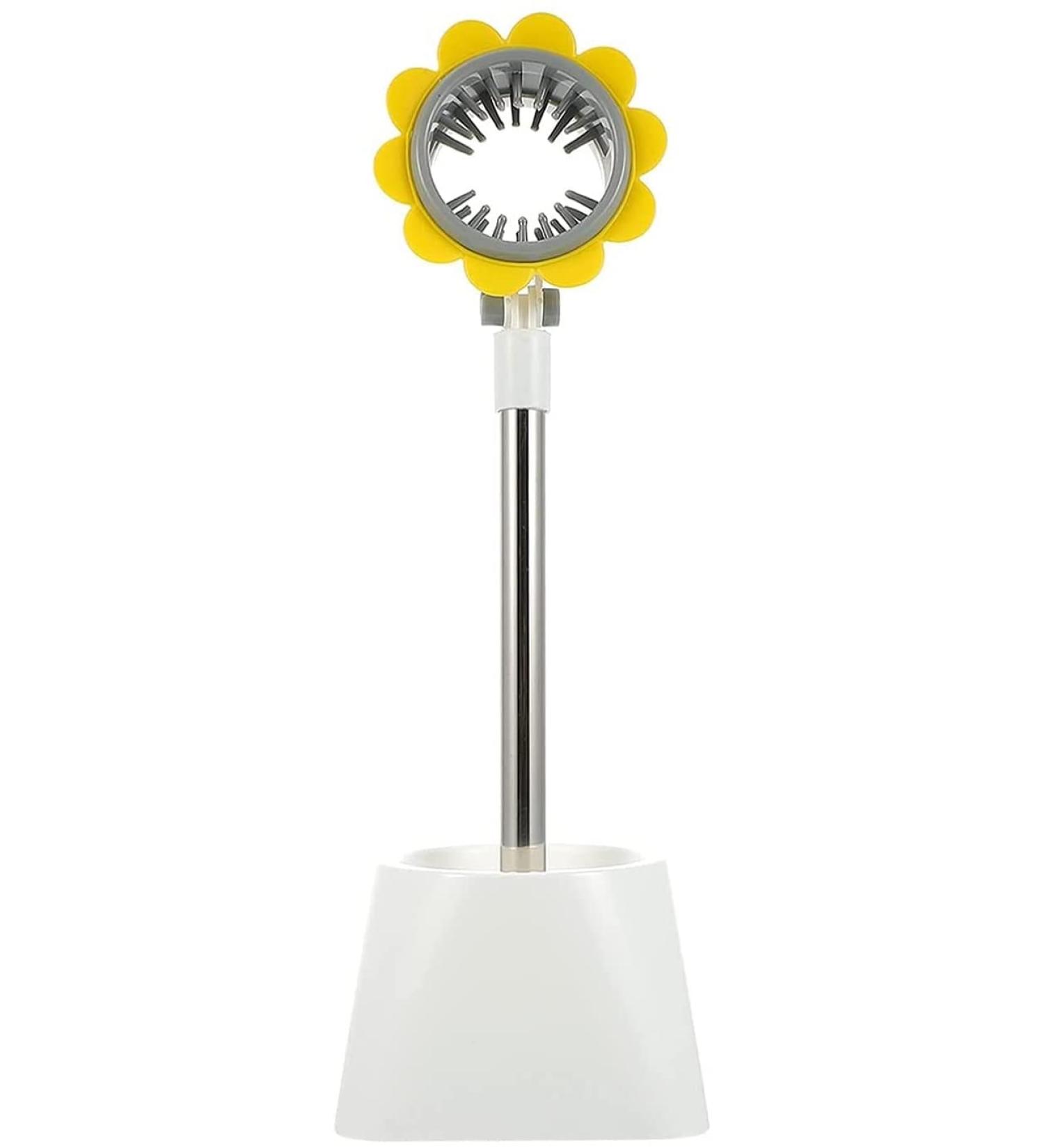 Hands-Free Blow Dryer Holder Countertop 180 Degree Rotating Flower Shape Dryer Stand with Heavy Base for Women and Pets Hair Drying - Buy Online on GoSupps.com