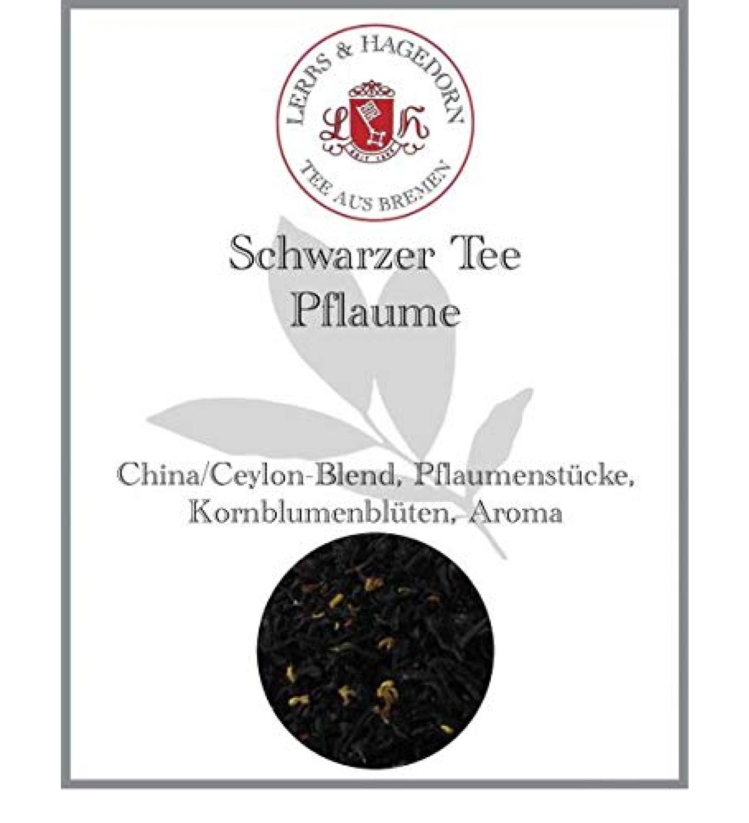  Lerbs & Hagedorn Plum Black Tea 250g - Buy Online on GoSupps.com