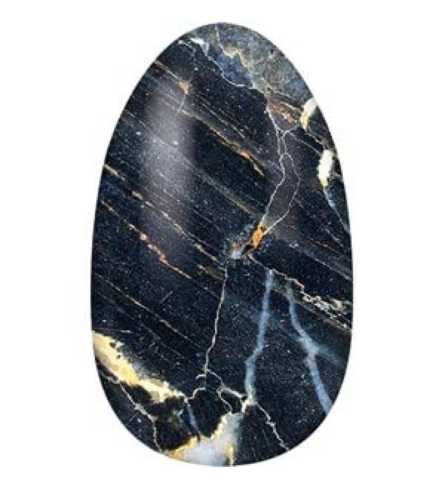 Miss Sophie Nail Wraps - 24 Ultra-Thin-self-Adhesive Long-Lasting Nail Wraps Midnight Marble 24