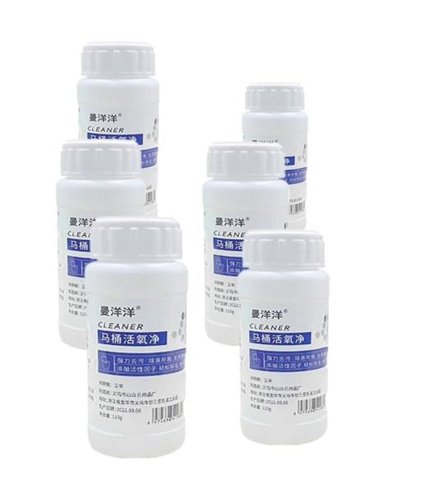 Splash Toilet Cleaner Foaming Powder Touch Free Fizzy Foam Toilet Cleaner Powerful Pipe Dredging Agent Toilet Active Oxygen Agent Easy To Help You Solve In Toilet Cleaning No Peculiar Smell (6pc) - Buy Online on GoSupps.com