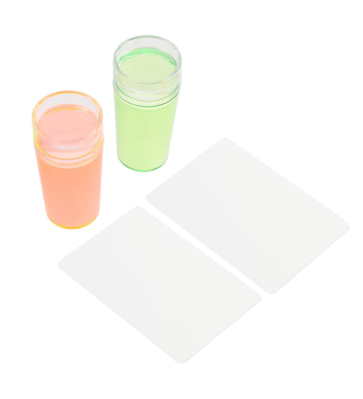 Lurrose Nail Stamp Set - Double-Head Silicone Stamper & Scraper for Stunning Nail Art | International Shipping Available - Buy Online on GoSupps.com