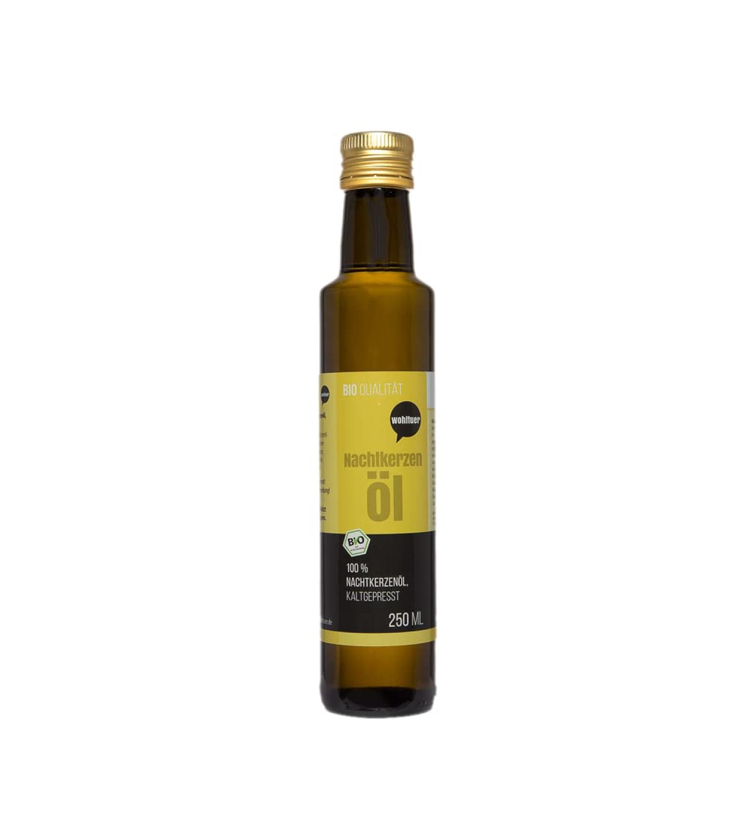 Wohltuer Organic Evening Primrose Oil 250ml | 100% Pure & Natively Pressed | Buy Online for International Shipping - Buy Online on GoSupps.com
