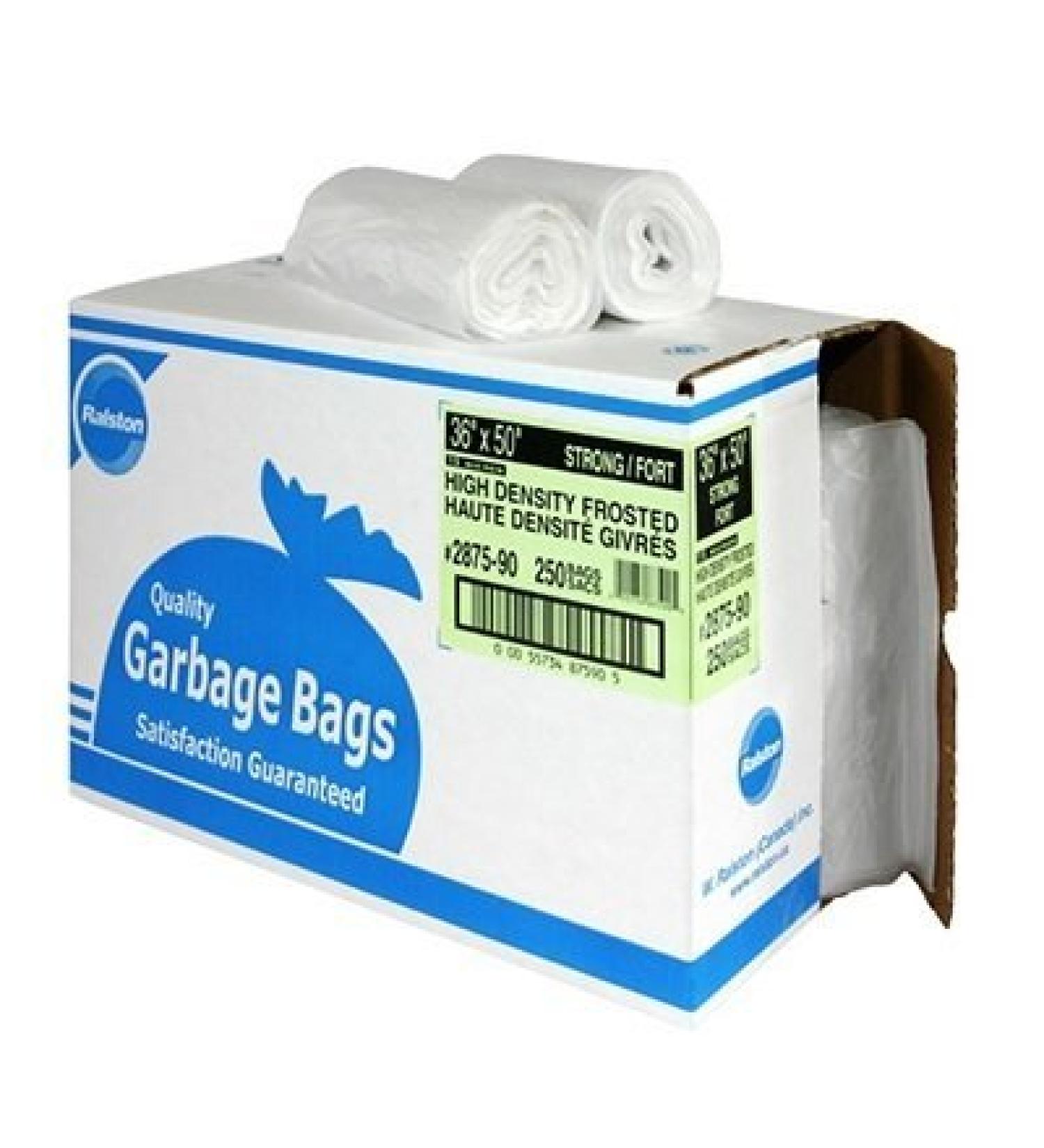 Bags-Garbage 20X22 Frosted Utility 50/ROLL 20ROLLS/CT