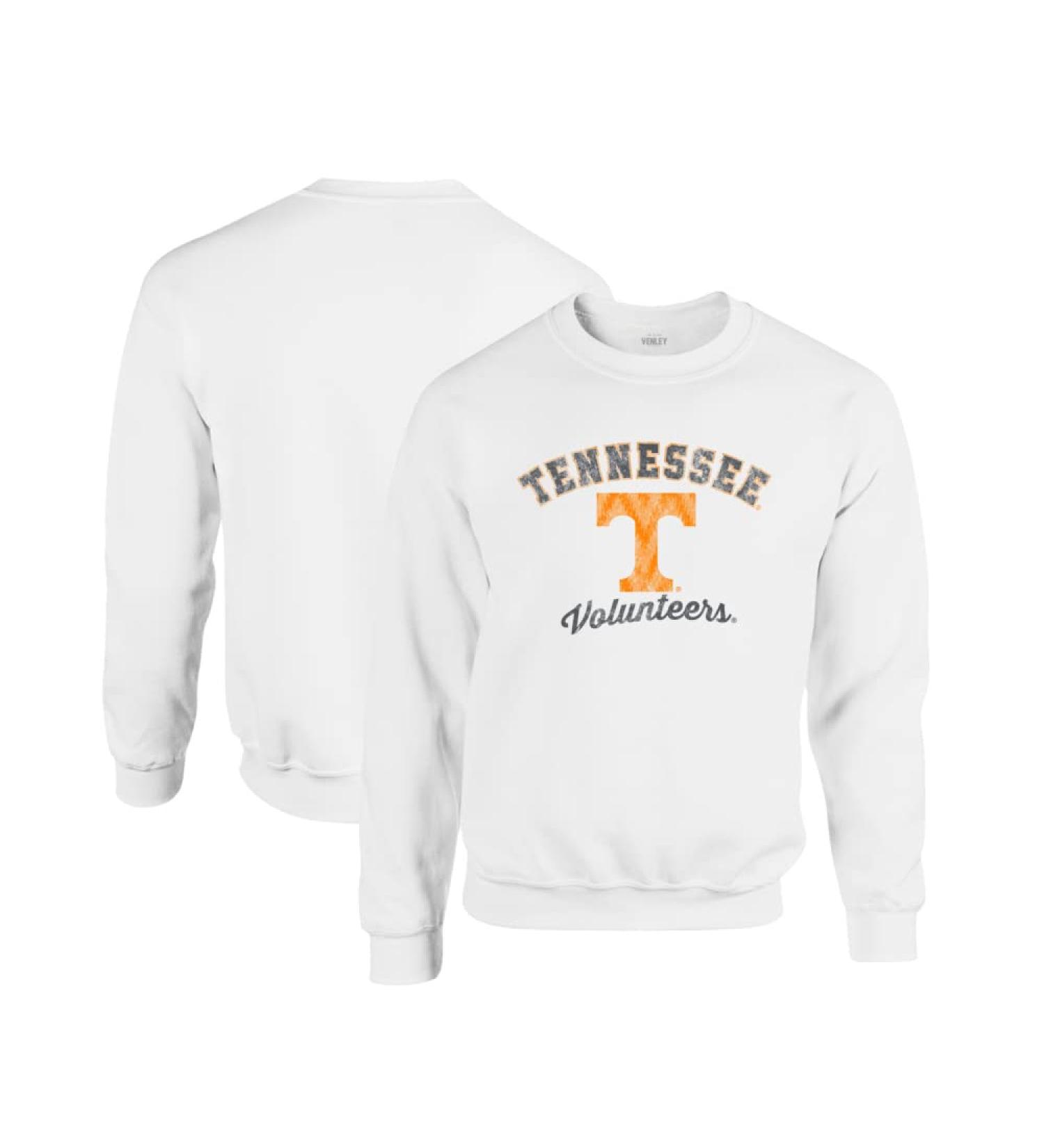 Venley NCAA Tennessee Volunteers X-Large Boyfriend Sweatshirt White - Buy Online on GoSupps.com