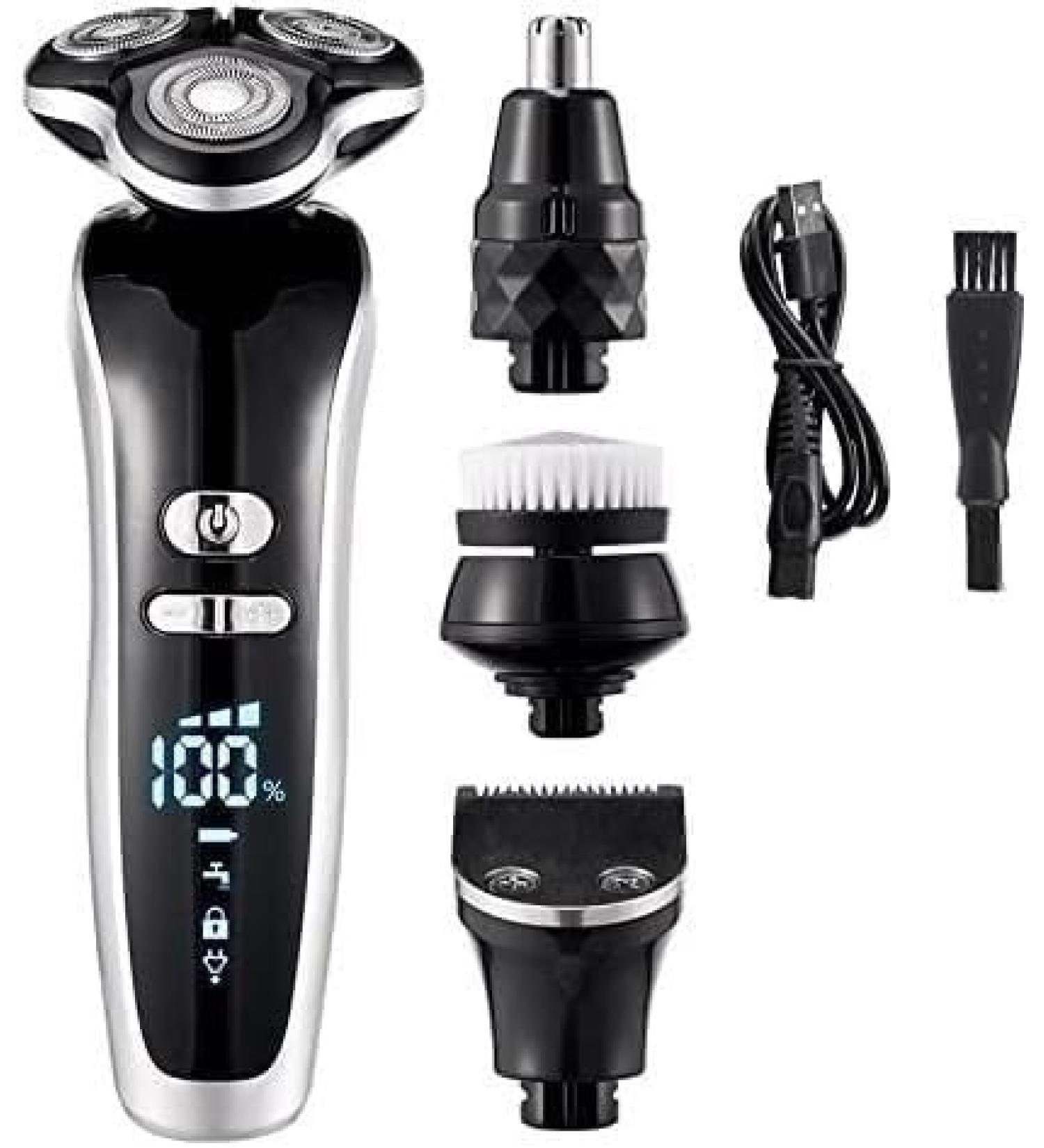 Electric Razor for Men - 4D Rechargeable Shaver & Hair Clipper | Professional Trimmer for Adult Hair Cutting - Buy Online on GoSupps.com
