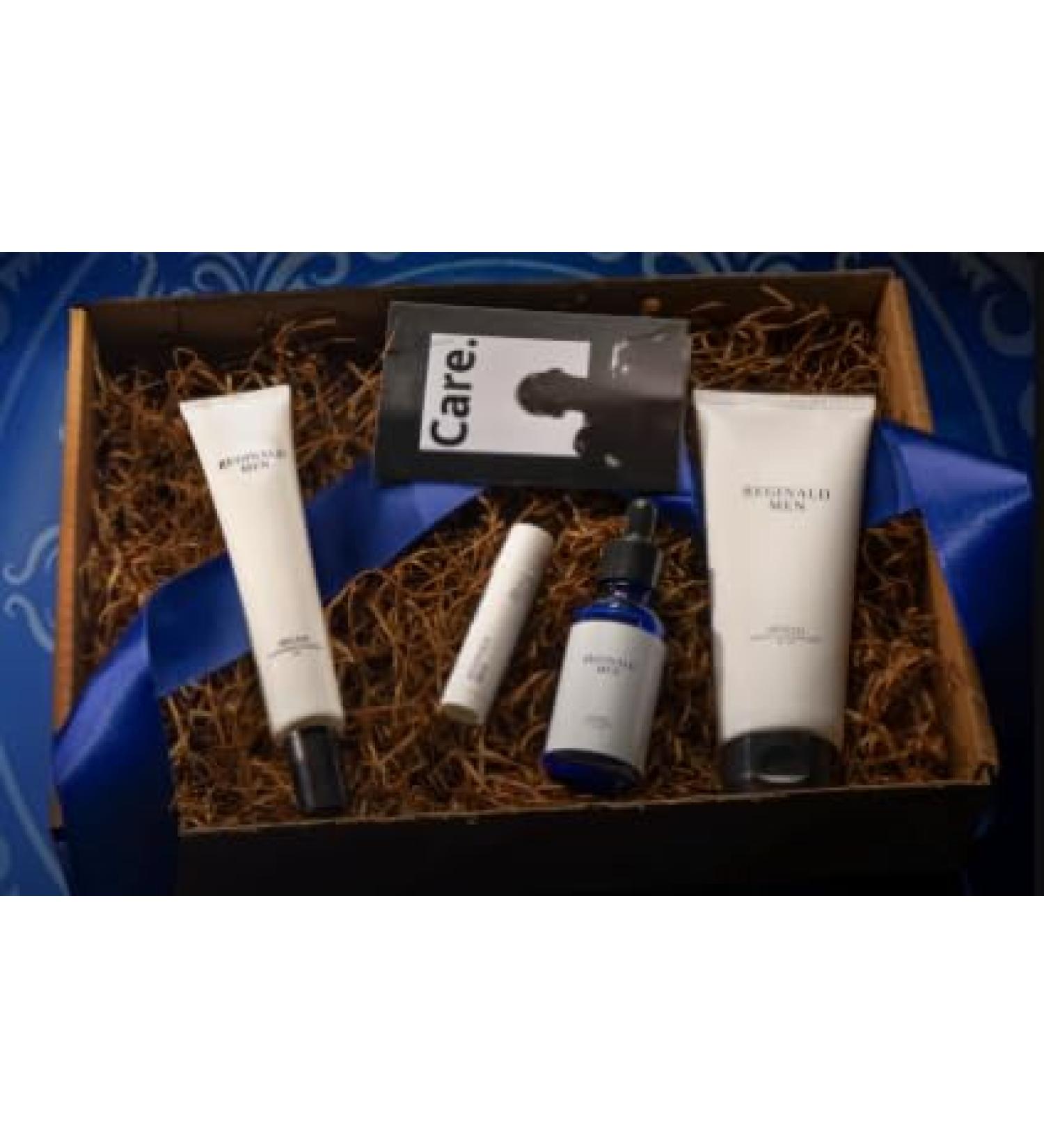 Reginald Men Brightening Kit ( Face Wash Sunscreen Serum Lip Balm ) - Buy Online on GoSupps.com