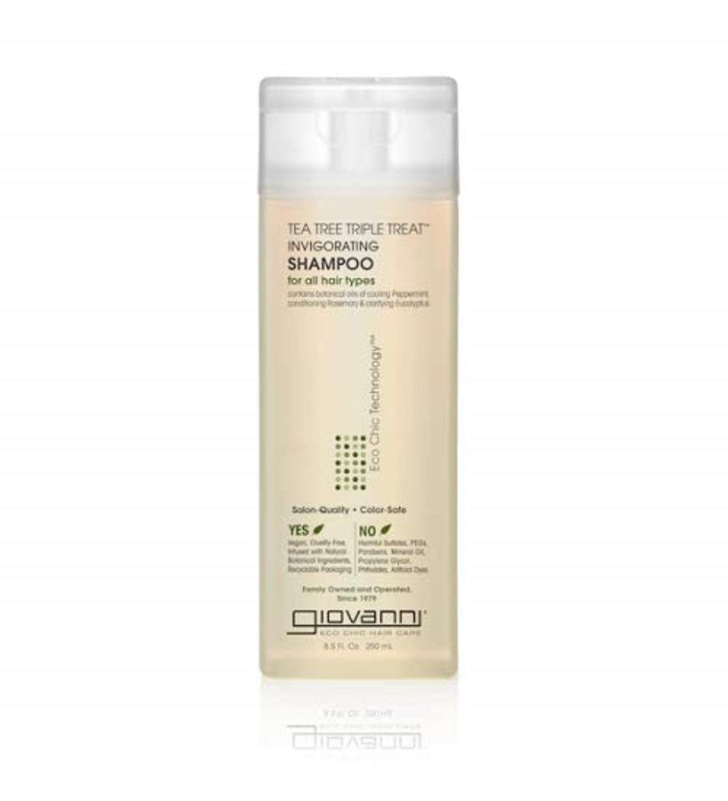 Giovanni Shampooing tonique de l'Arbre de th trait 8.5 fl oz (250 ml) 250 ml (Lot de 1) - Buy Online on GoSupps.com