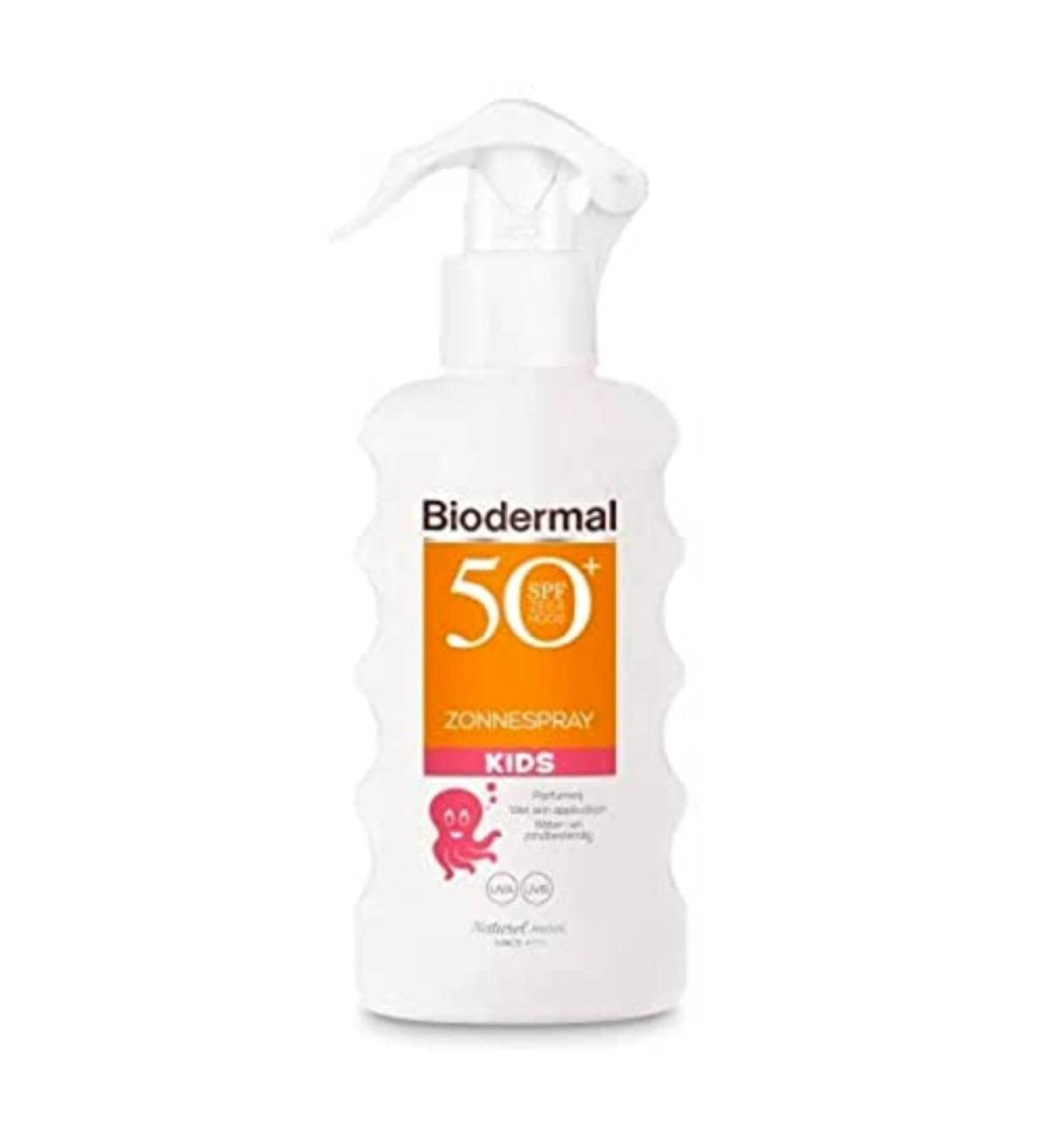 Perrigo Netherlands Biodermal Sunscreen Kids Sun spray SPF 50+ for children 175 ml - Buy Online on GoSupps.com