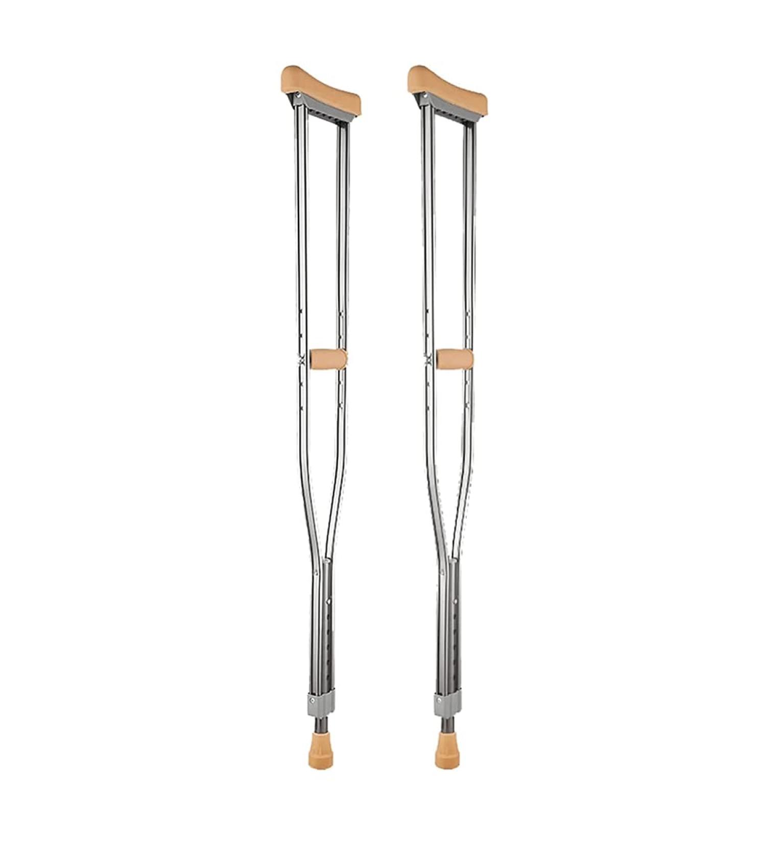 Medical Underarm Crutches Crutches for Walking Aluminum Crutches Comfort Handle Crutches for Walking Rehabilitation Training Independence - Buy Online on GoSupps.com
