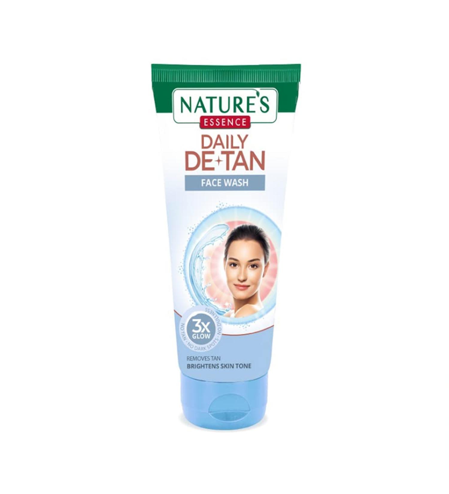 Nature's Essence Daily De-Tan Face Wash - 65ml | Best De-Tanning Cleansing Solution for Glowing Skin - International Shipping Available - Buy Online on GoSupps.com
