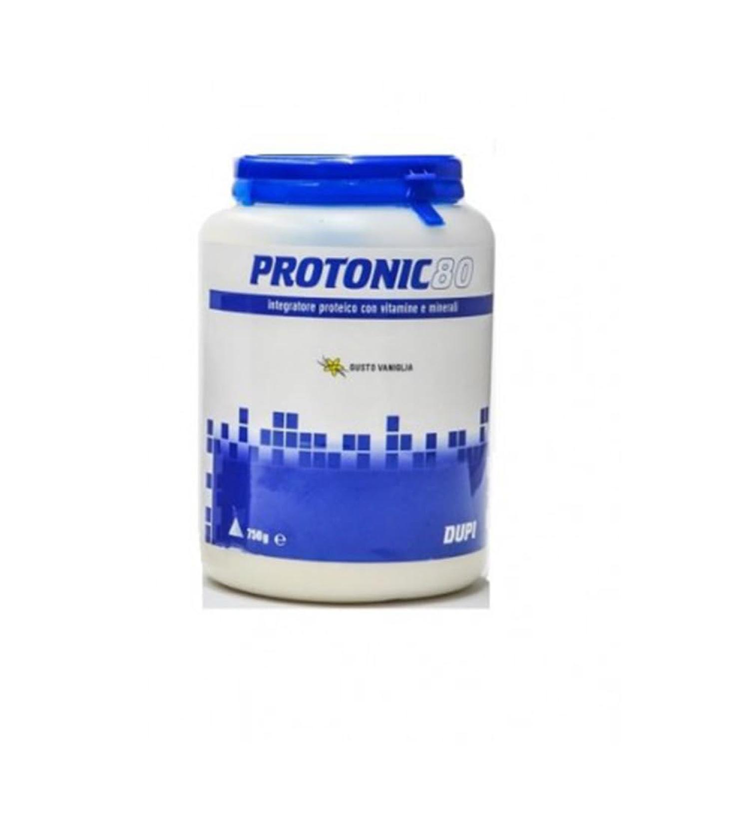 Protonic 80 vanilla hyperenergetic food supplement 750 g
