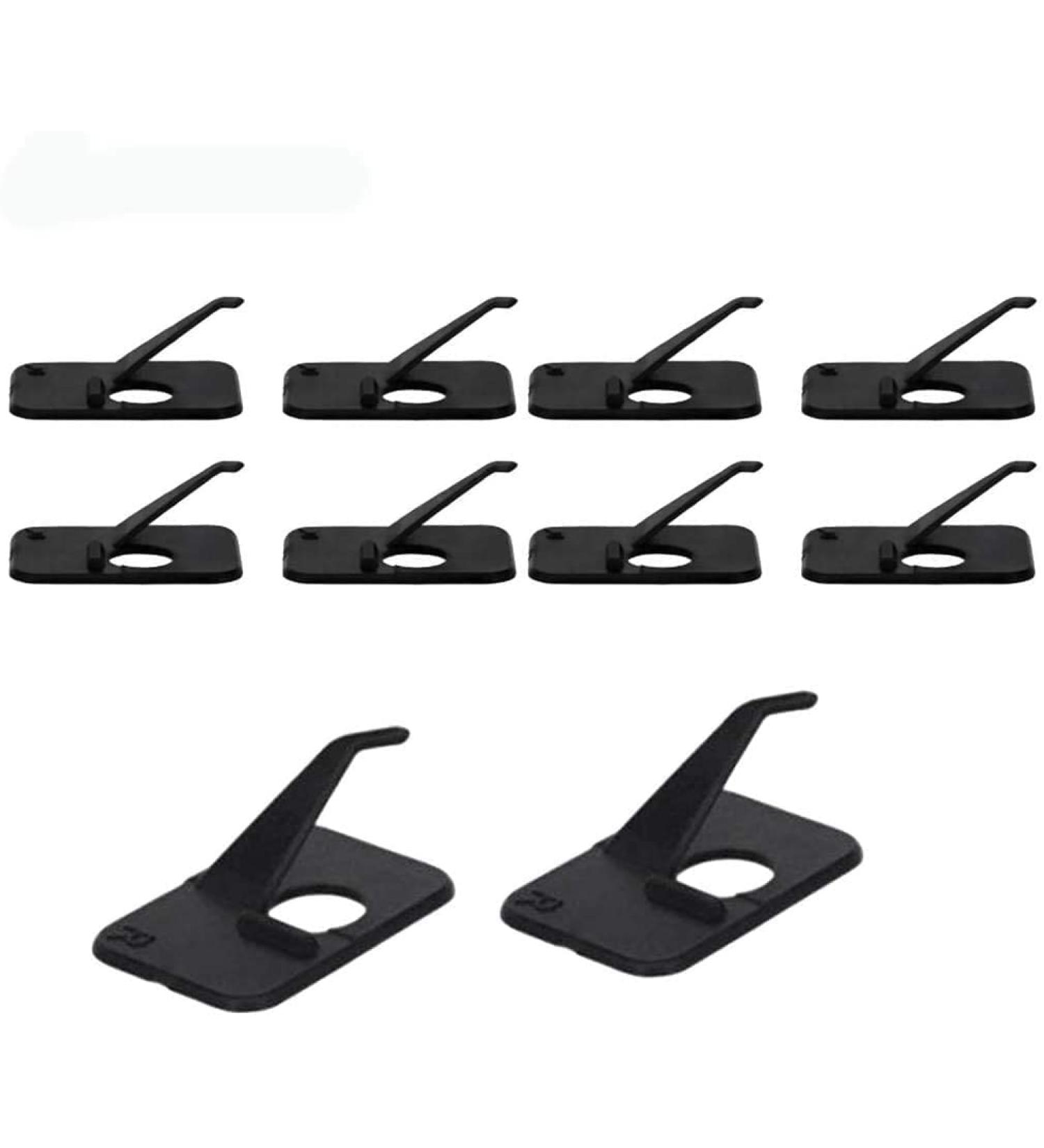 EBOCACB 10pcs Black Plastic Arrow Rest - Archery Recurve Bow Accessory Right Hand - Buy Online on GoSupps.com