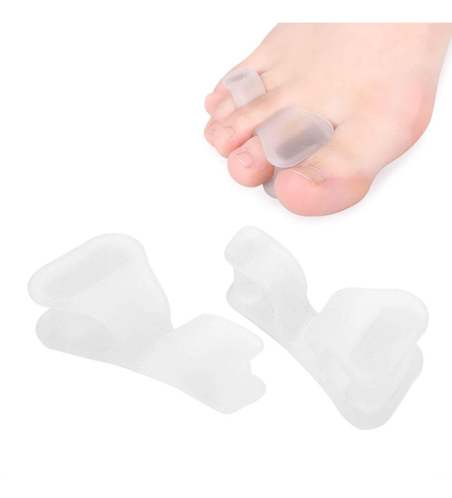 Hallux Valgus Toe Spreader Set - 5 Pairs Silicone Separator Tools for Overlapping & Hammer Toes - Pain Relief & Correction - Buy Online on GoSupps.com
