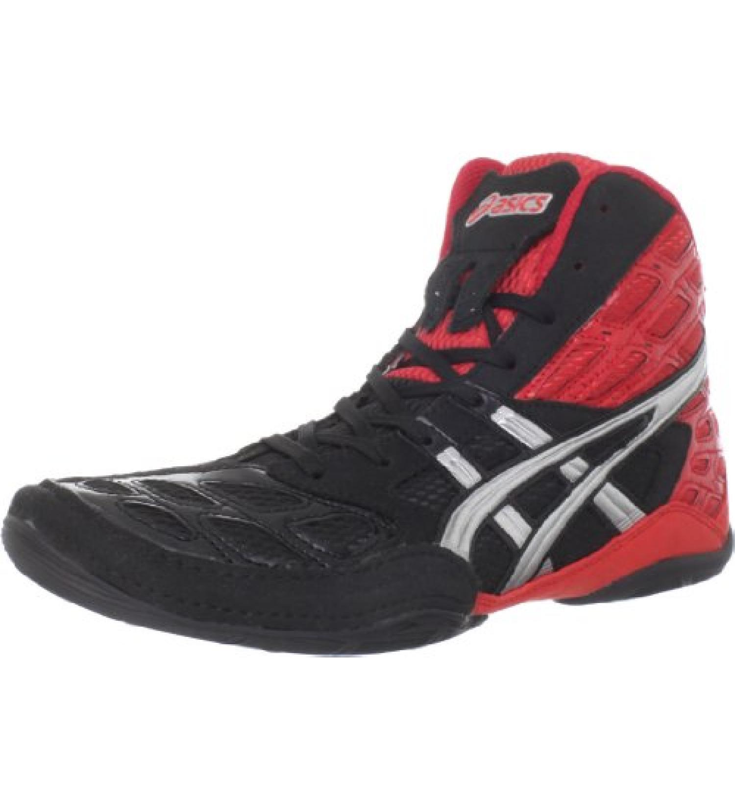 ASICS Split Second 9 Men's Wrestling Shoes - Red/Silver/Black - Size 10.5 - Buy Online on GoSupps.com