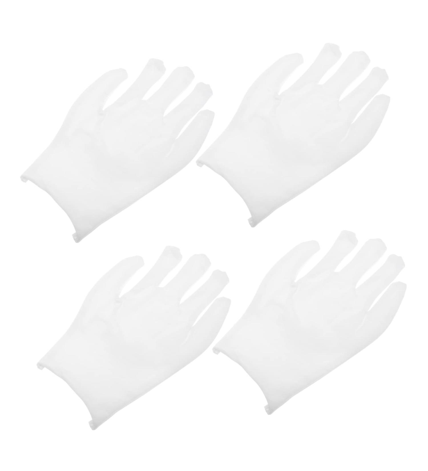 minkissy 12pairs Gloves Jewelry Glove Santa Cosplay Costume Wax Bath Mittens Christmas Santa Costume Paraffin Wax Mittens Work Glove Moisturizing White Cotton Yarn Labor Protection Cotton - Buy Online on GoSupps.com