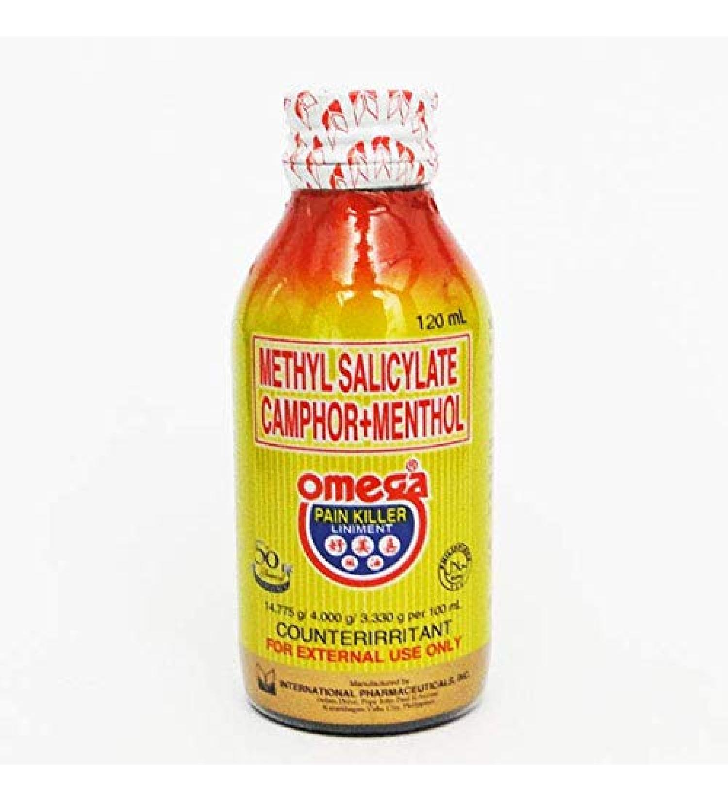 Omega Pain Killer Liniment - 120ml Genuine (New Packaging)