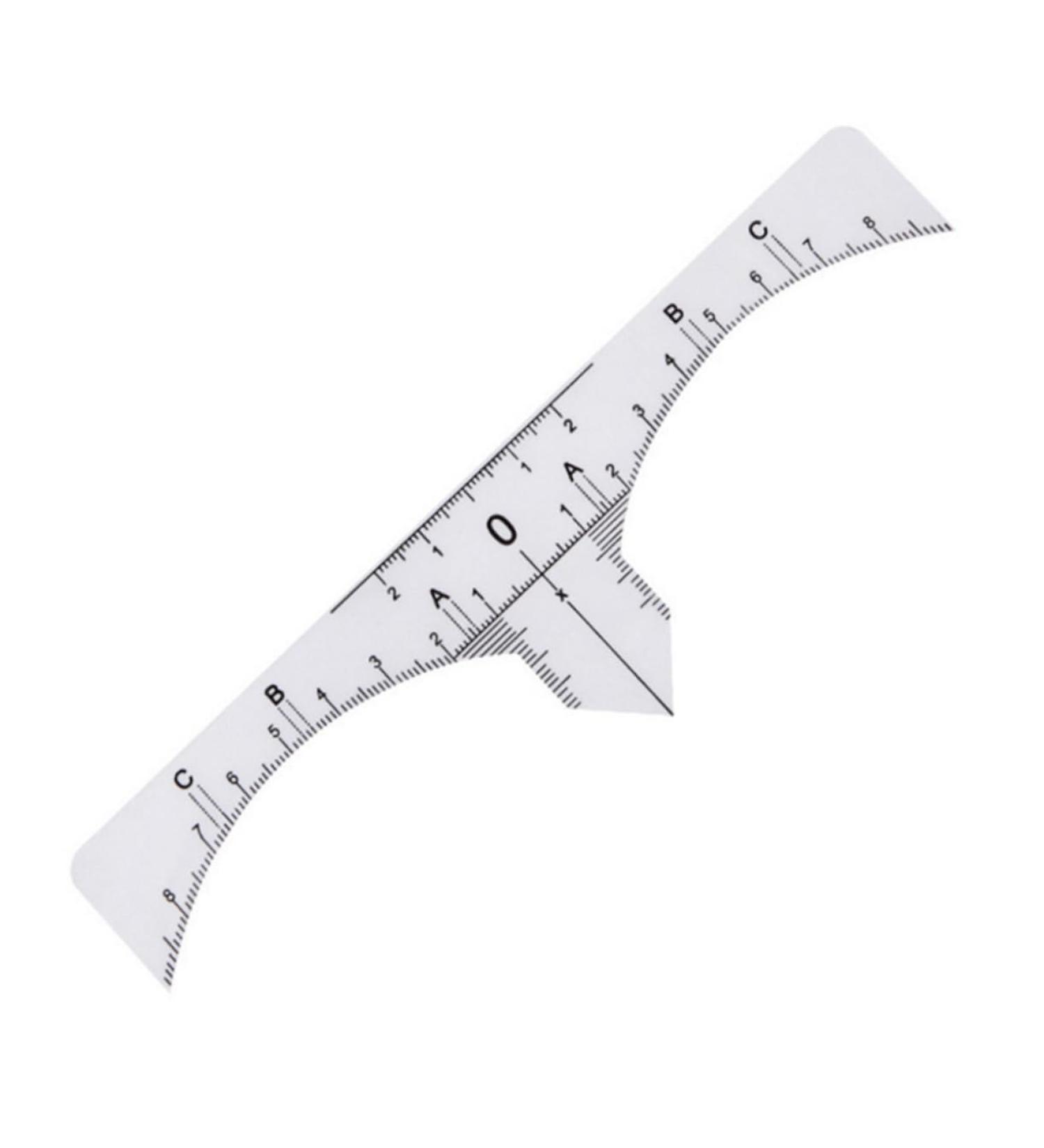 Hemoton 10pcs Set Makeup Ruler Makeup Gadgets Eyebrow Stencil Guide Scale Ruler Eyebrow Ruler Make up - Buy Online on GoSupps.com