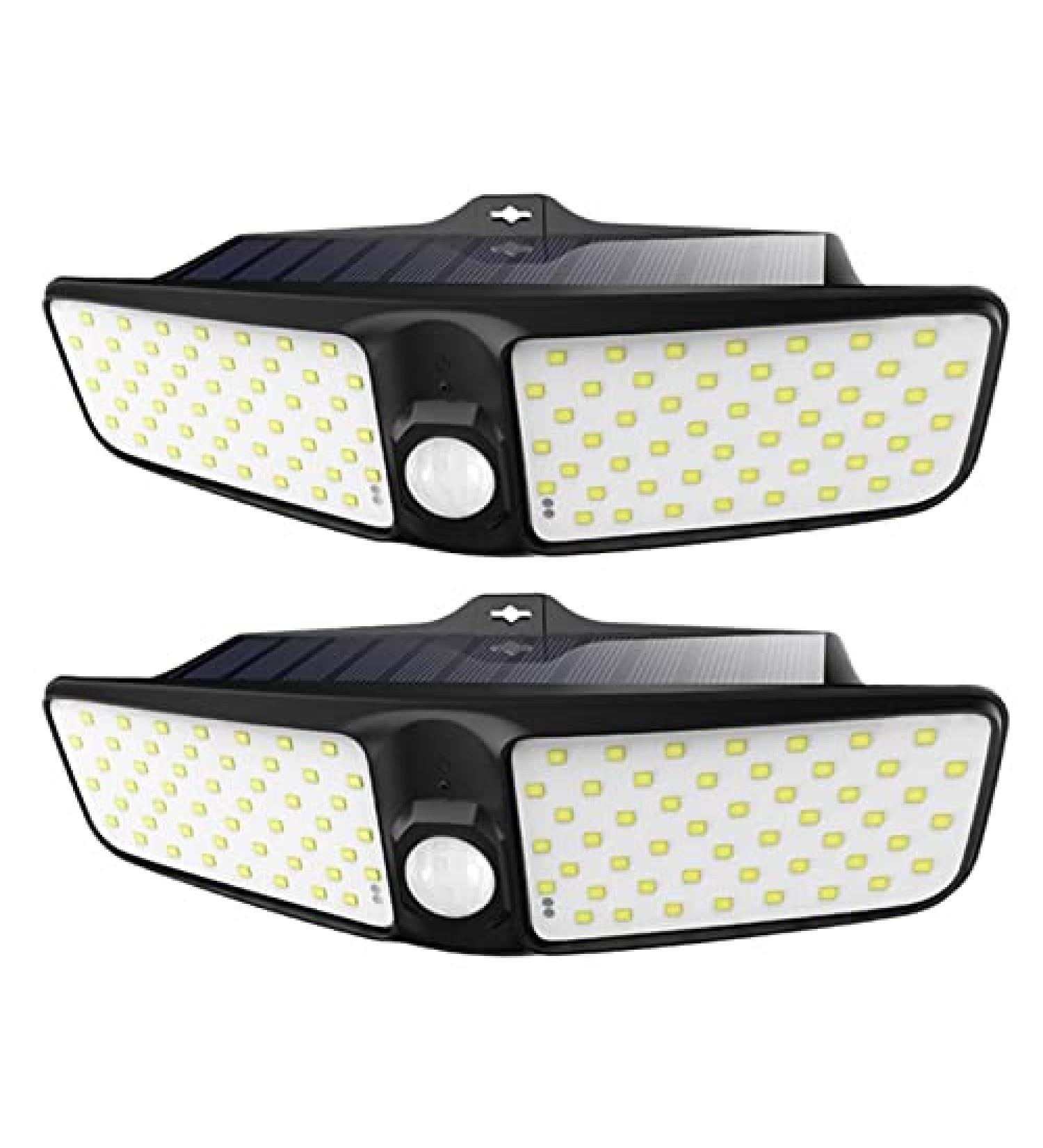 Solar Motion Sensor Lights Solar Energy Street Light Yard Path Home Garden Solar Power Lamp Wall Light Waterproof Solar Motion Lights (Color : 2pcs) (White) - Buy Online on GoSupps.com