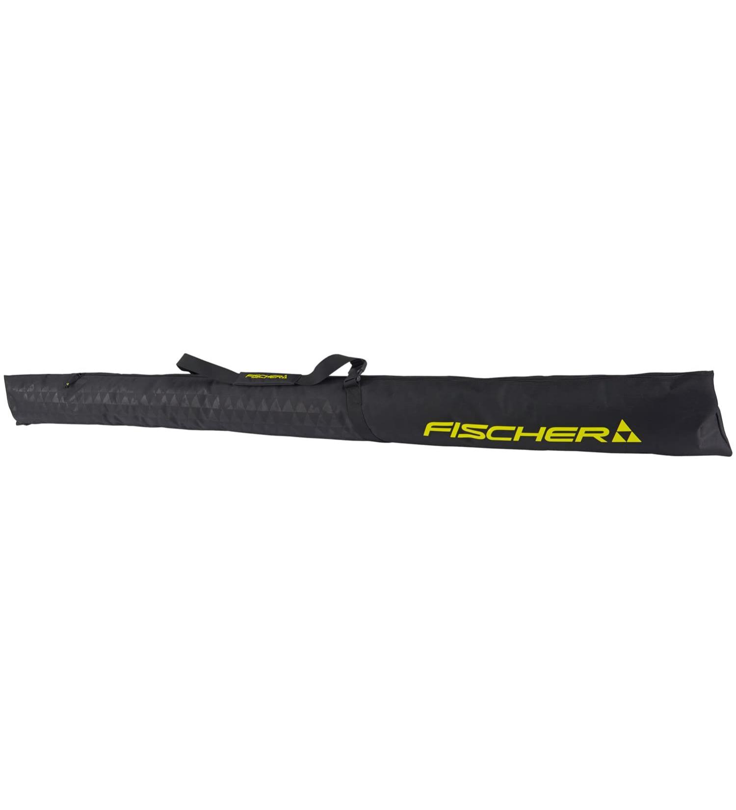 Fischer Skicase ECO Alpine 190cm Black/Yellow - Durable & Lightweight Foldable Design - Buy Online on GoSupps.com