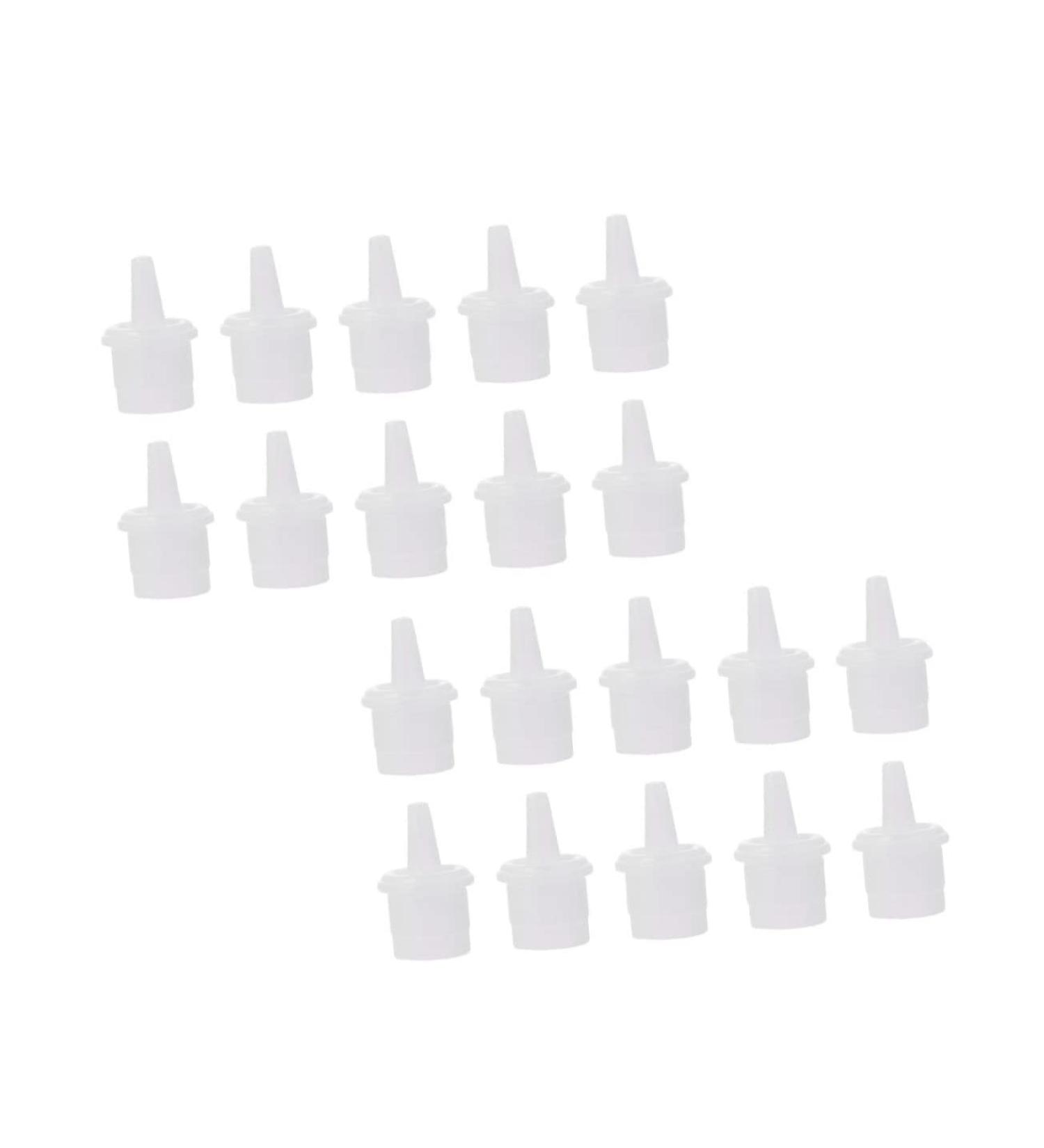 Mobestech Bouchons pour Flacon de Colle 50 Pi ces Embouts de Remplacement pour Extensions de Cils Optimisant L'utilisation Colle en Salon Domicile - Buy Online on GoSupps.com