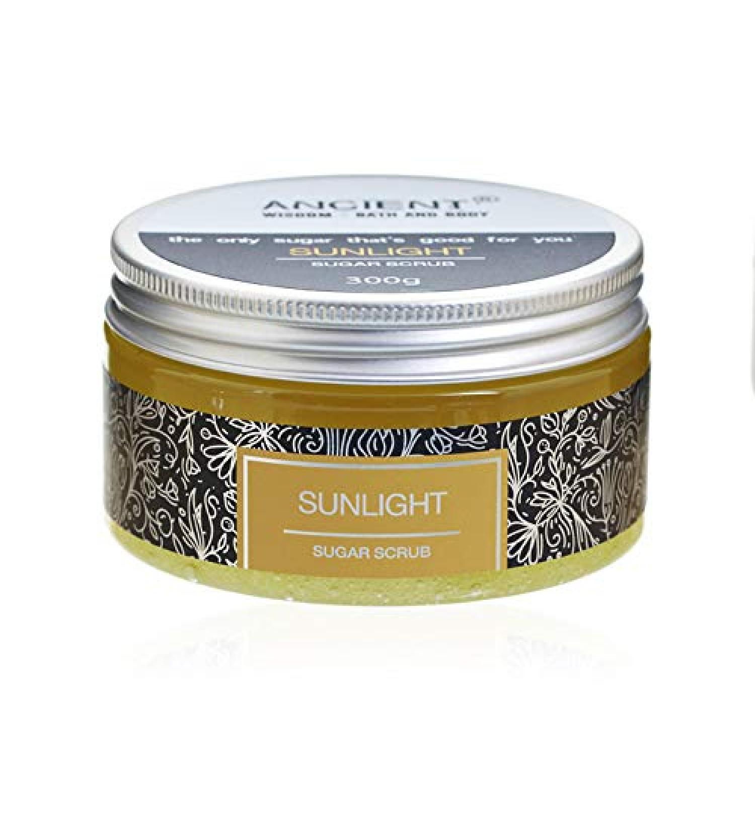  Ancient Wisdom Sugar Scrub 300g - Sunlight - Buy Online on GoSupps.com