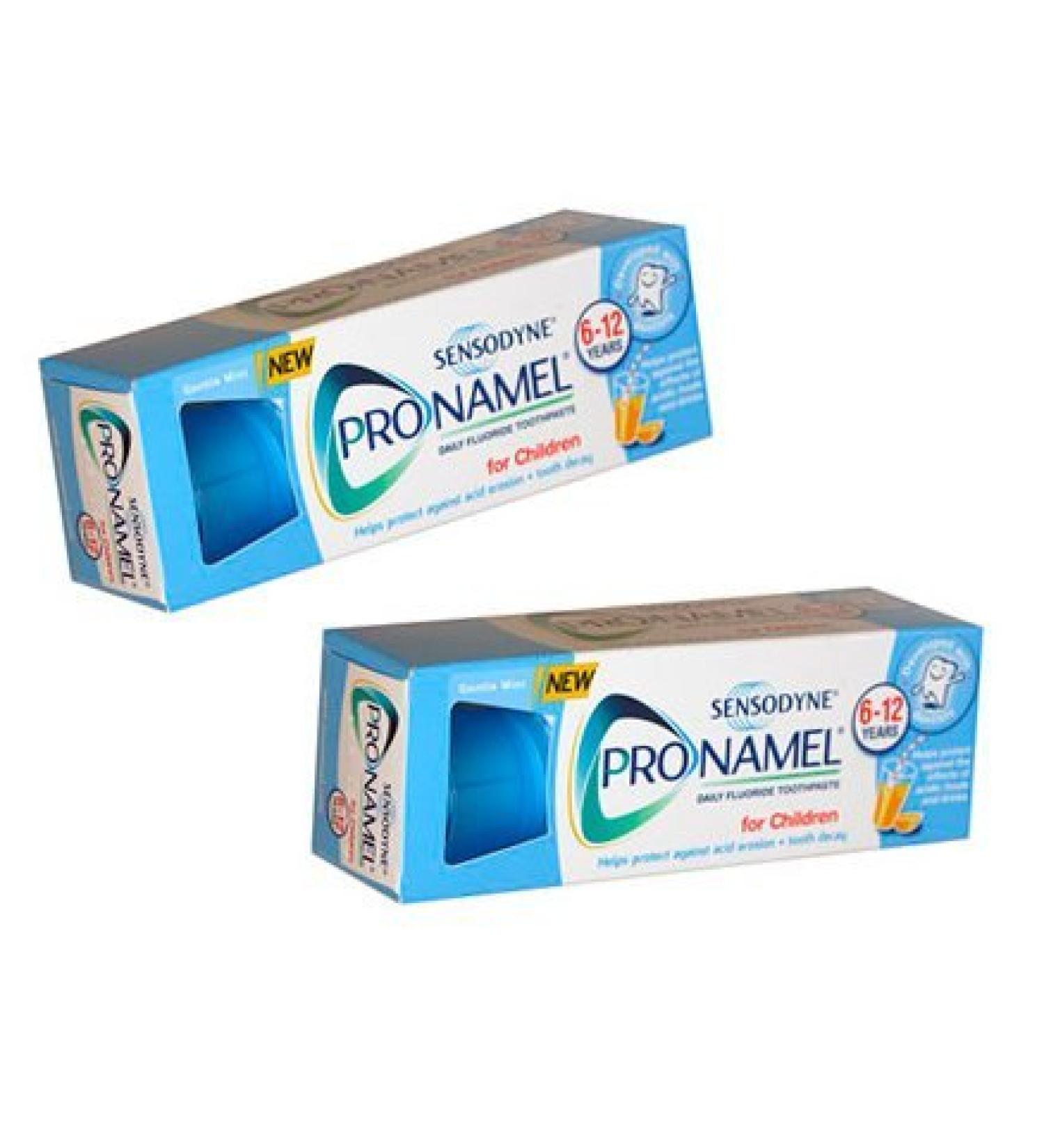 Sensodyne Pronamel for Children Daily Fluoride Toothpaste 6-12 Years (Pack of 2)