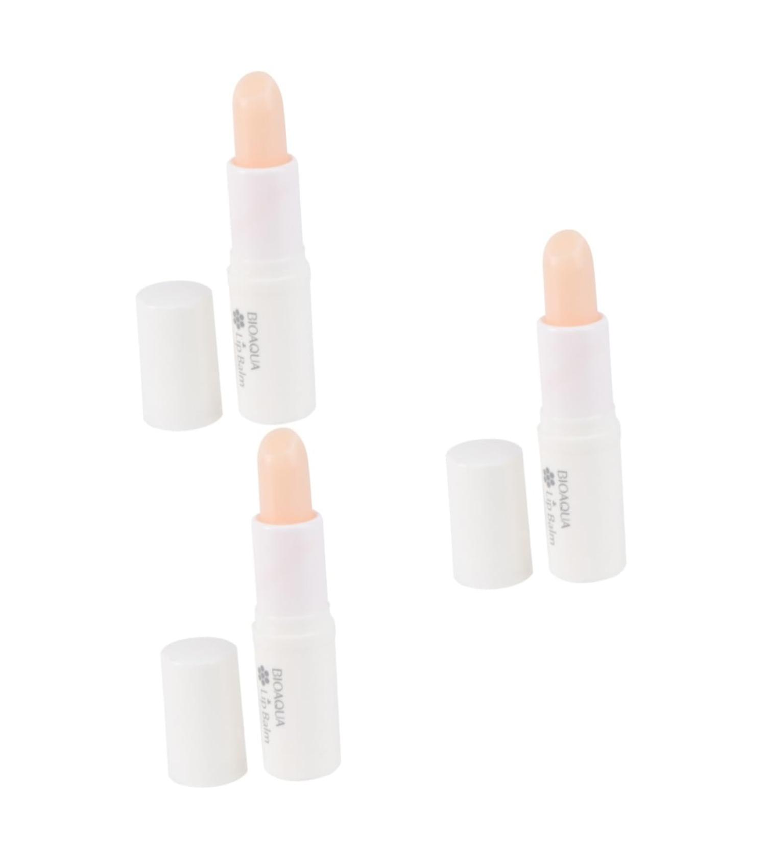 Housoutil 3pcs Color Changing Lip Balm & Moisturizing Lipstick Set | International Shipping Nail Display Stand & Faux Fur Scrunchies - Buy Online on GoSupps.com