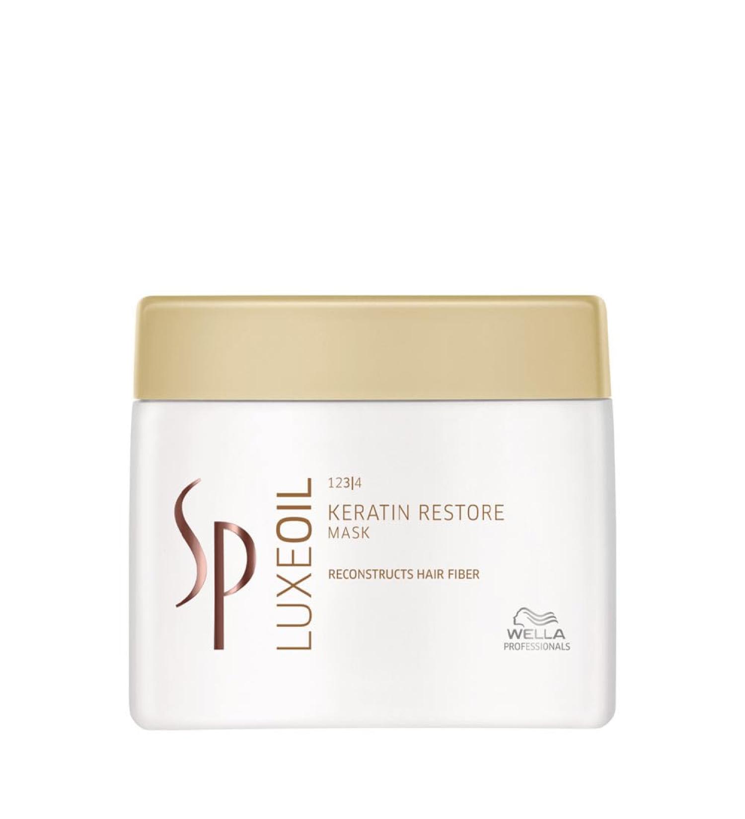Wella Professionals - Masque R parateur pour Cheveux Abim s - Luxe Oil Keratin Restore Mask - 400 ml
