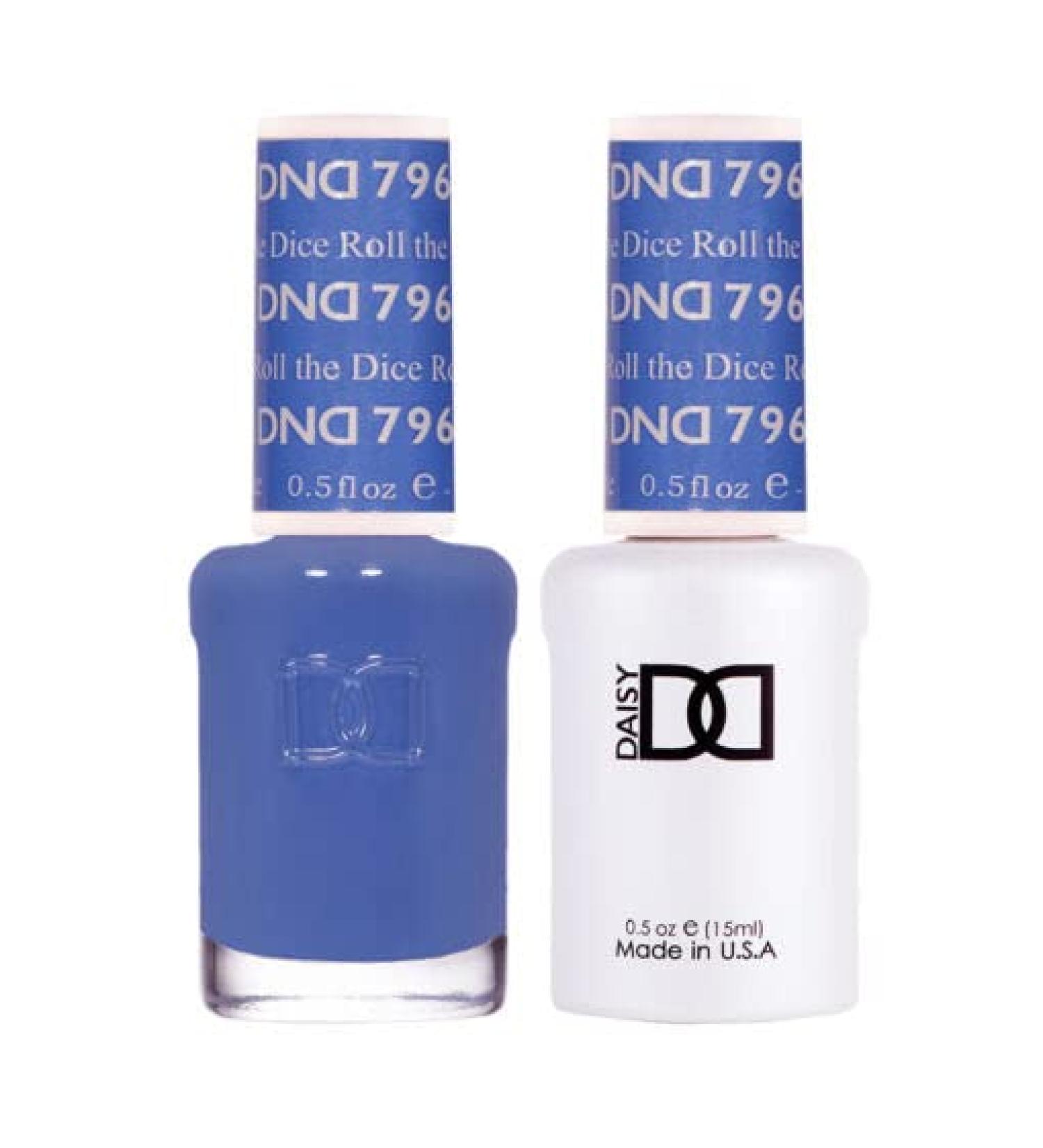 DNDDC DND Duo 796 Roll The Dice - Gel & Matching Lacquer Polish Set  (DNDDIASY-796R)  0.5 Ounce